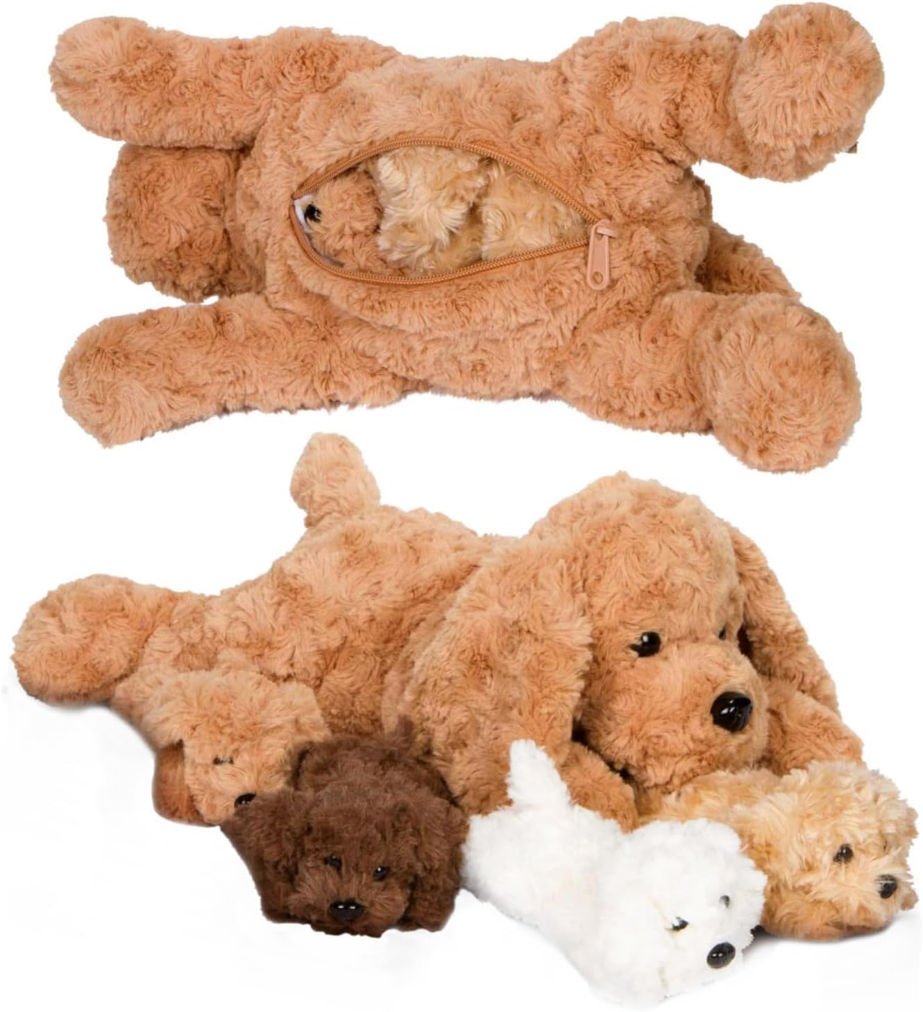 PixieCrush Adopt Me Dog Stuffed Animals for Girls Ages 3 and Up – Plush Labradoodle Dog Pillow with 4 Surprise Puppies Inside – Soft Puppy Toys for Kids – Cute Dogs Plush Set for Imaginative Play PixieCrush Adopt Me Dog Stuffed Animals for Girls Ages 3 and Up – Plush Labradoodle Dog Pillow with 4 Surprise Puppies Inside – Soft Puppy Toys for Kids – Cute Dogs Plush Set for Imaginative Play