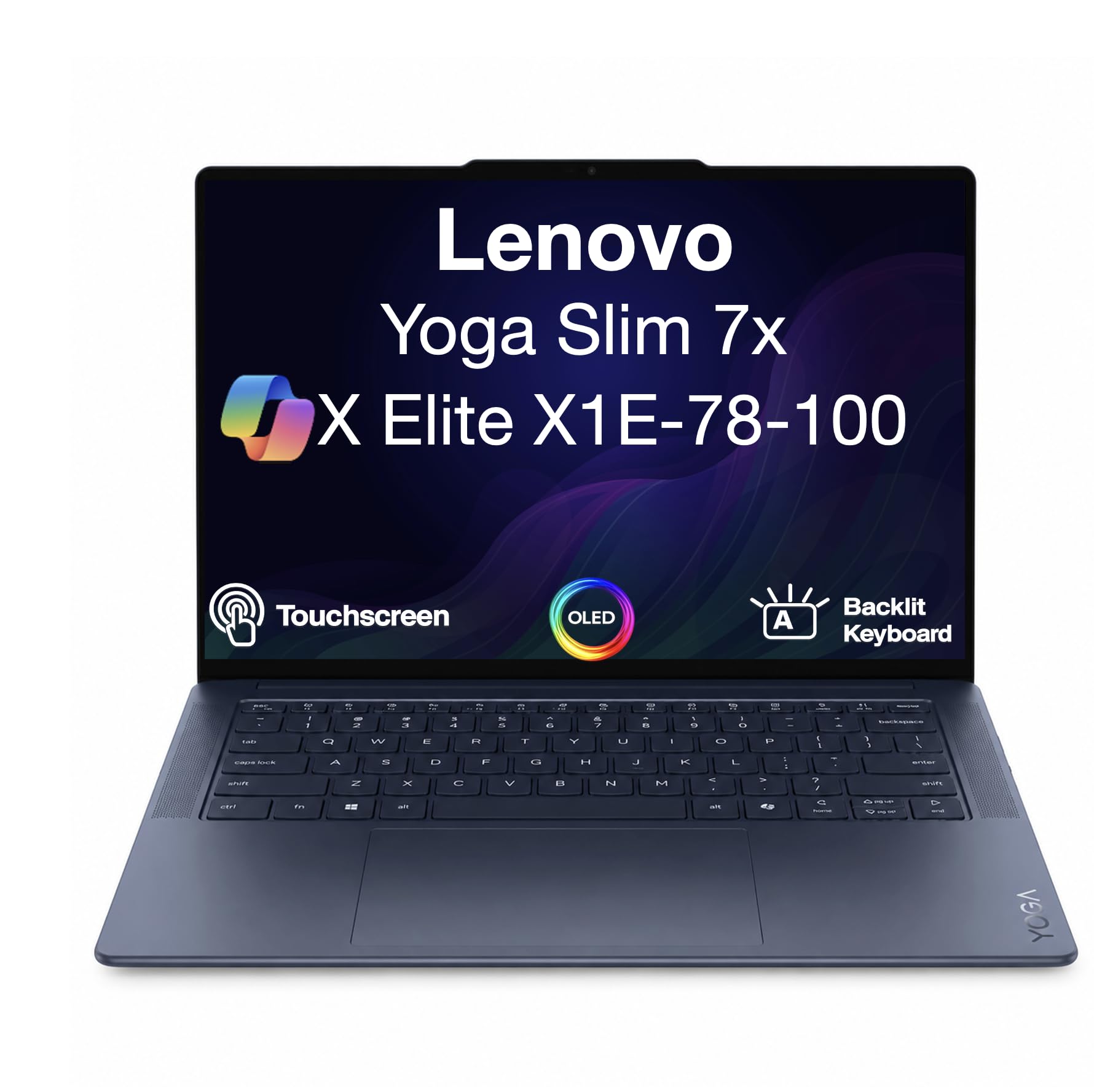 Lenovo Yoga Slim 7x Laptop 14" Touch 3K OLED Snapdragon X Elite 32GB/1TB