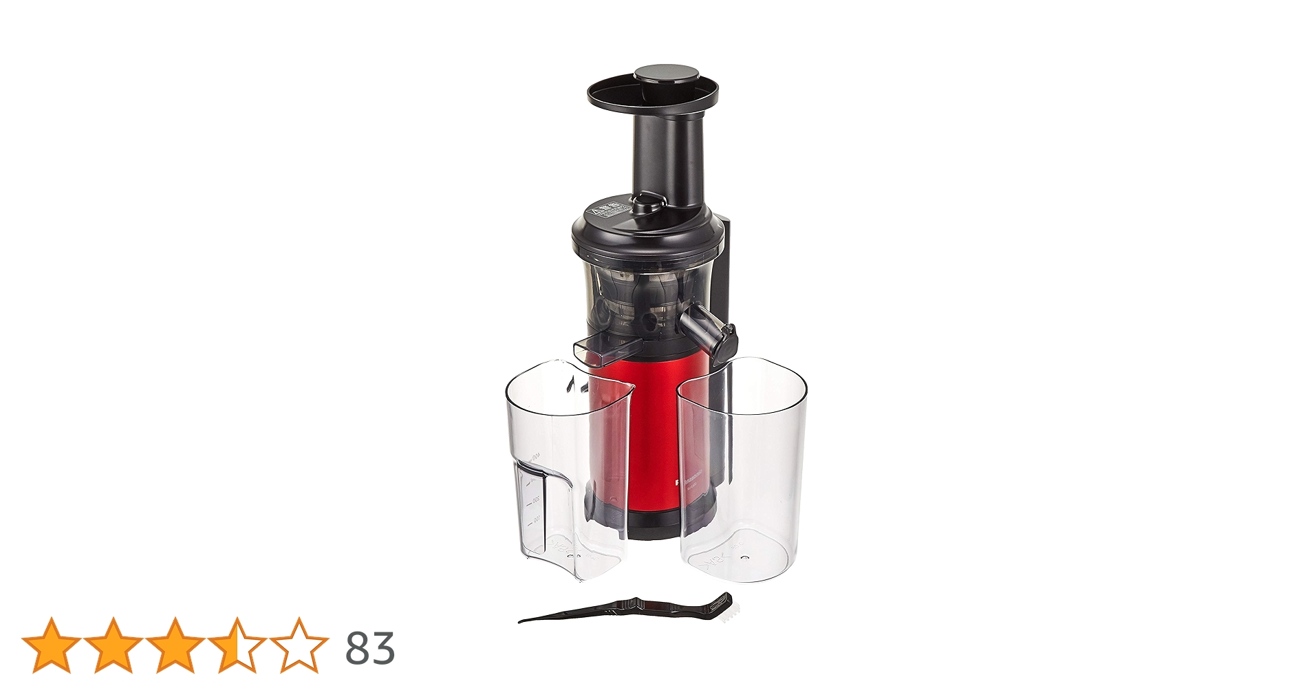 パナソニック 低速ジューサー ビタミンサーバー MJ-L400-R Amazon | パナソニック ジューサー 低速 ビタミンサーバー