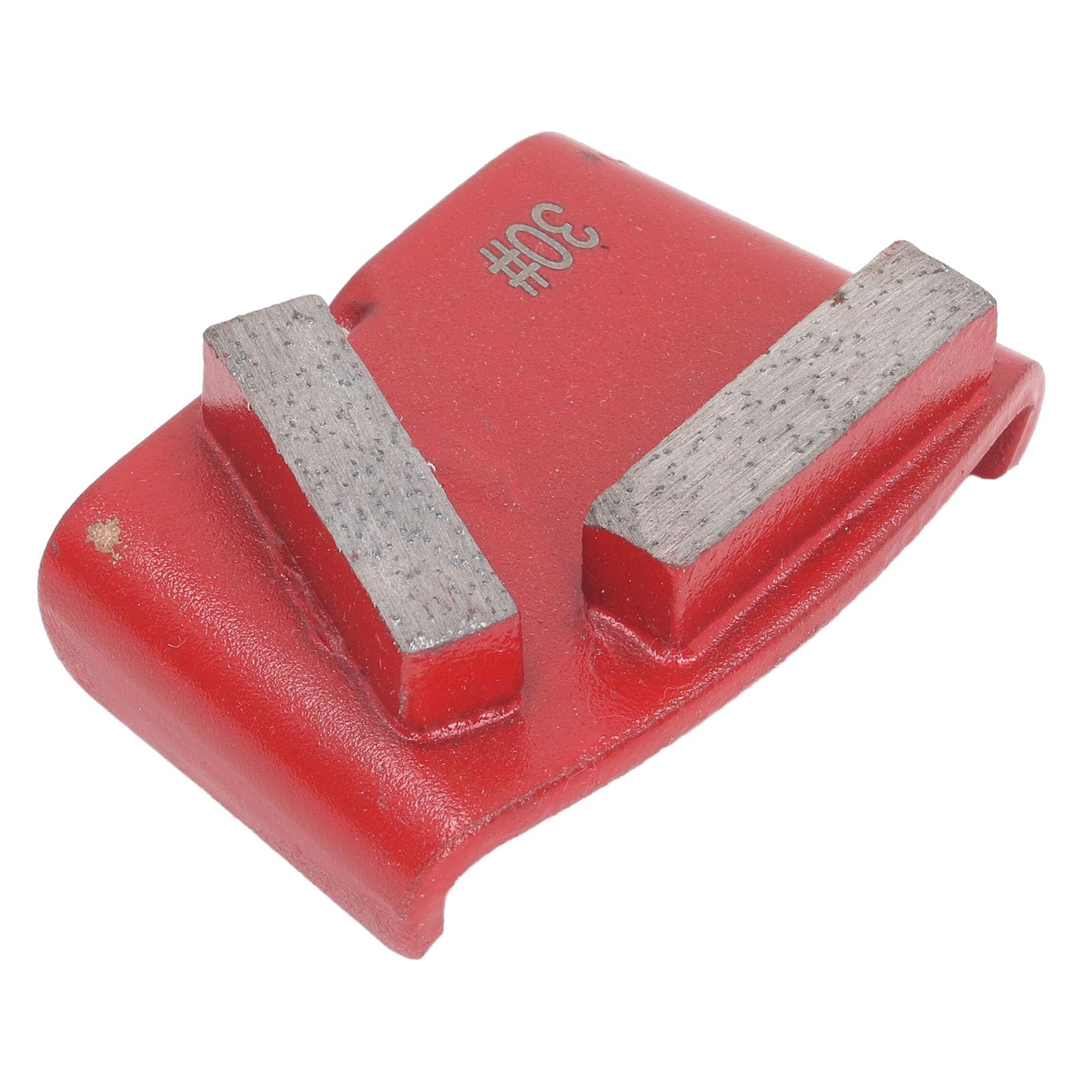 Beton-Schleifschuh, Lange Lebensdauer, Scharf, 30er Körnung, Verschleißfester Legierter Stahl, Geräuscharm, 3-teilige Trapez-Diamant-Schleifschuhe Zum Betonpolieren