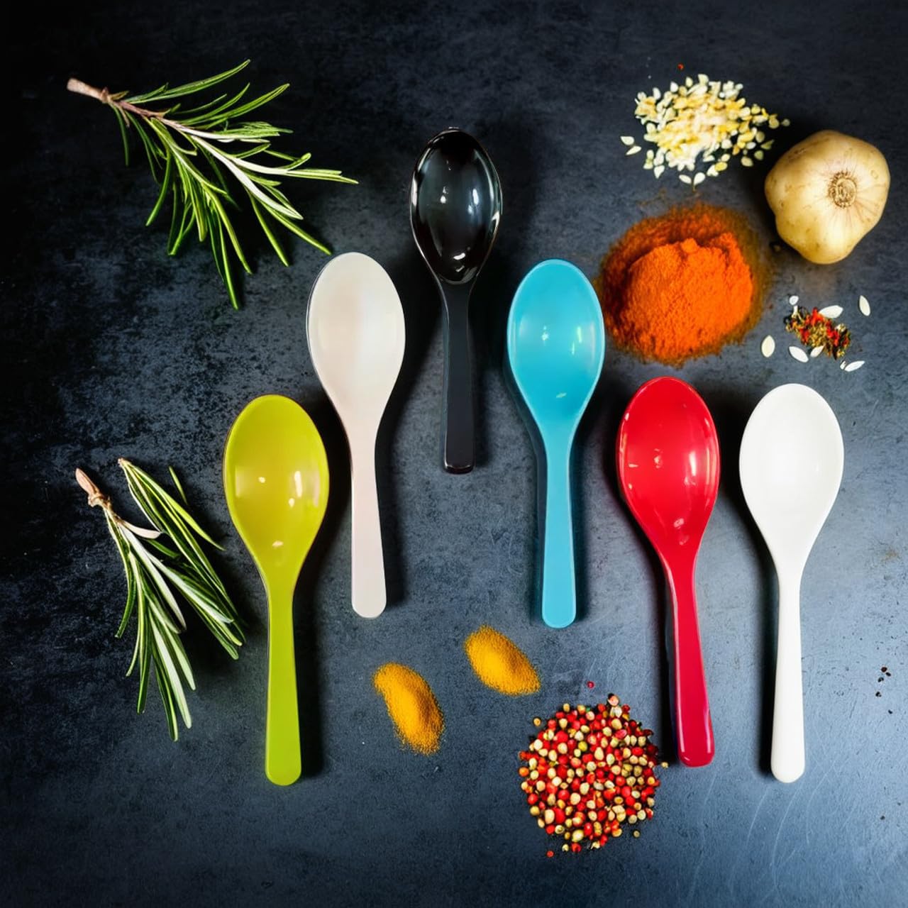 SBA PRIME Masala Spoon for Small Containers | Mini Multipurpose Spoon for Tea, Coffee, Spices & Condiments | Durable & Easy to Use 2