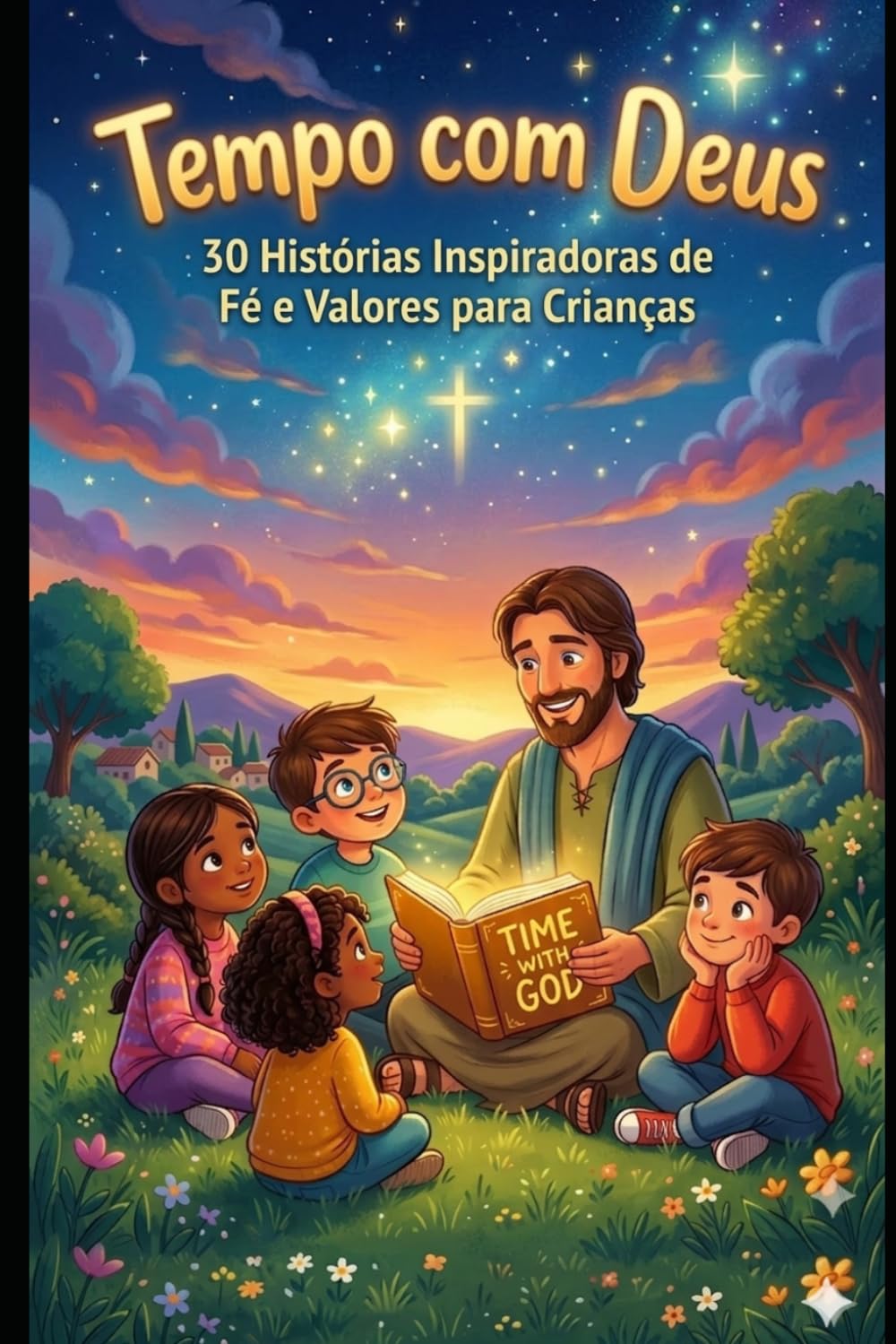 Tempo com Deus: 30 Histórias Inspiradoras de Fé e Valores para Crianças: Momentos inesquecíveis de reflexão e carinho entre pais e filhos para fortalecer o coração e a mente dos pequenos
