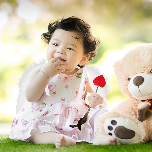 Miniatura 2 de Luxshiny Conjunto de disfraz de Cupido de ángel, arco de cupido y alas de flechas, juego de disfraz de cosplay, accesorios de fotografía para bebé,