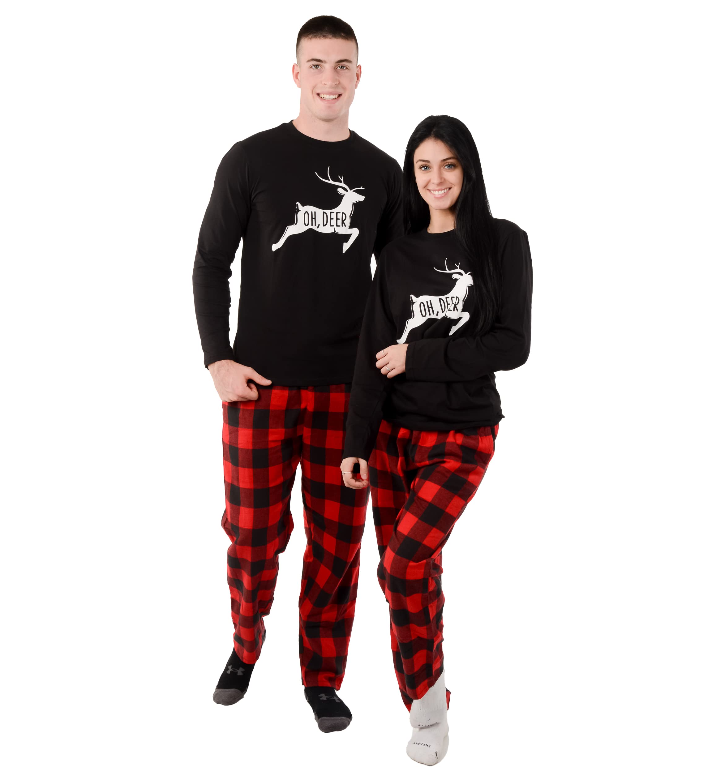 Matching Family Matching Lapel Collar Pajama Sets for men women unisex Couple Pjs-image-31