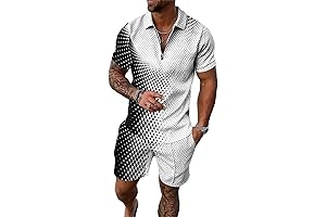 Men's short sets 2 piece summer Tracksuit for dashing charm