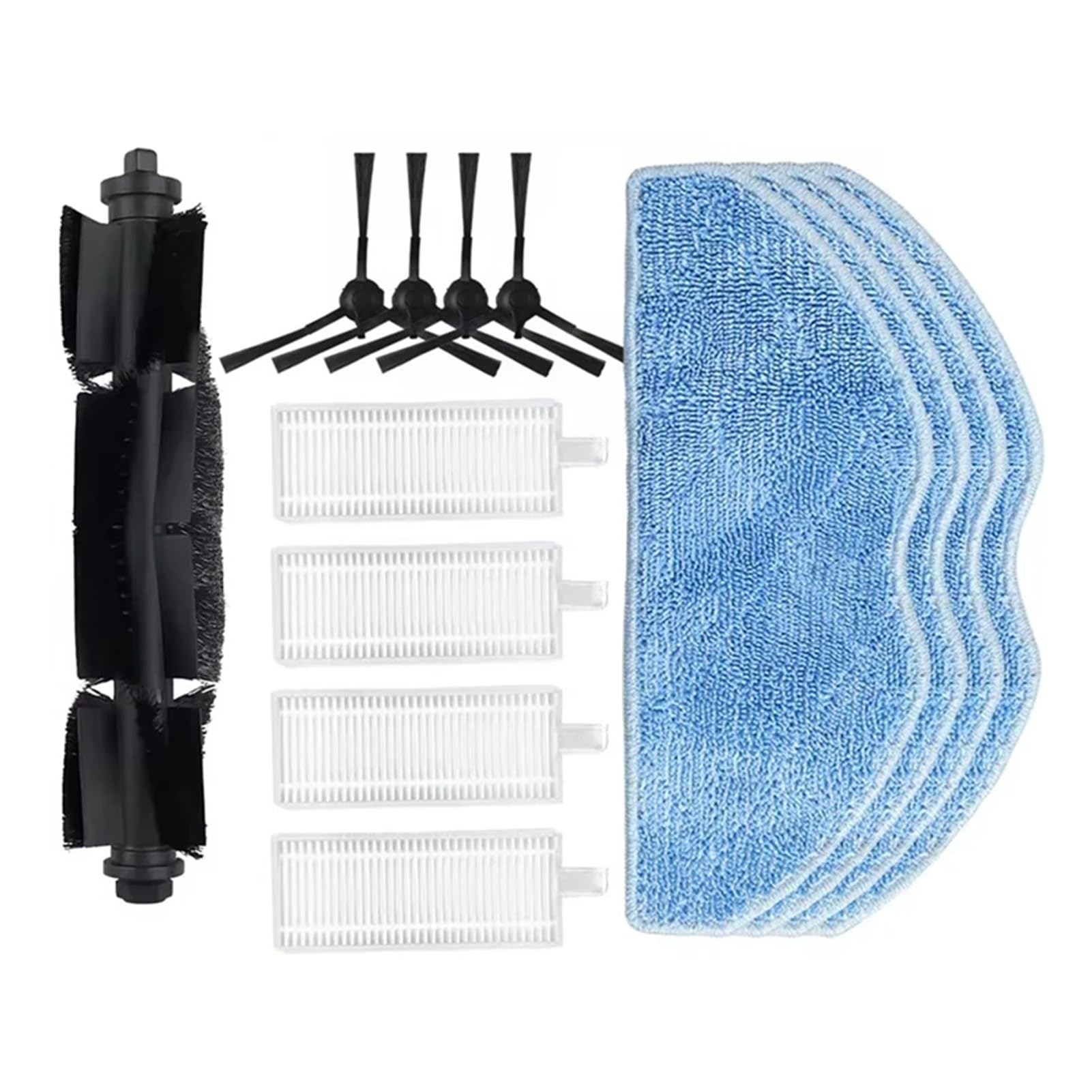 Dirlux Compatible with EZVIZ RE4 RE4 Plus RE5 RE5 Plus Robot Vacuum Main Brush Side Brush Mop Filter Kit