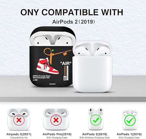 Miniatura 6 de Gedicht Funda para Airpods de 1 generación para zapatos deportivos aéreos funda protectora de TPU suave resistente para Apple Airpod de 2 generación