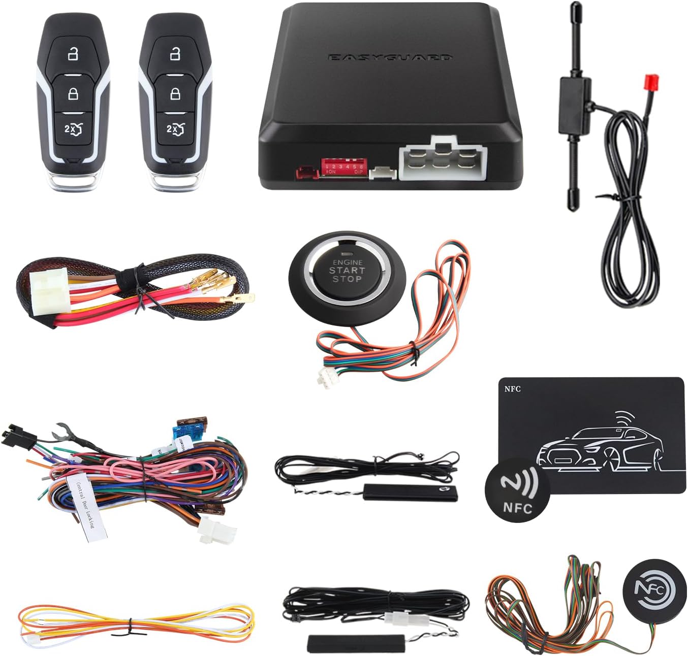 EASYGUARD  EC002-FO2 Pke car alarm