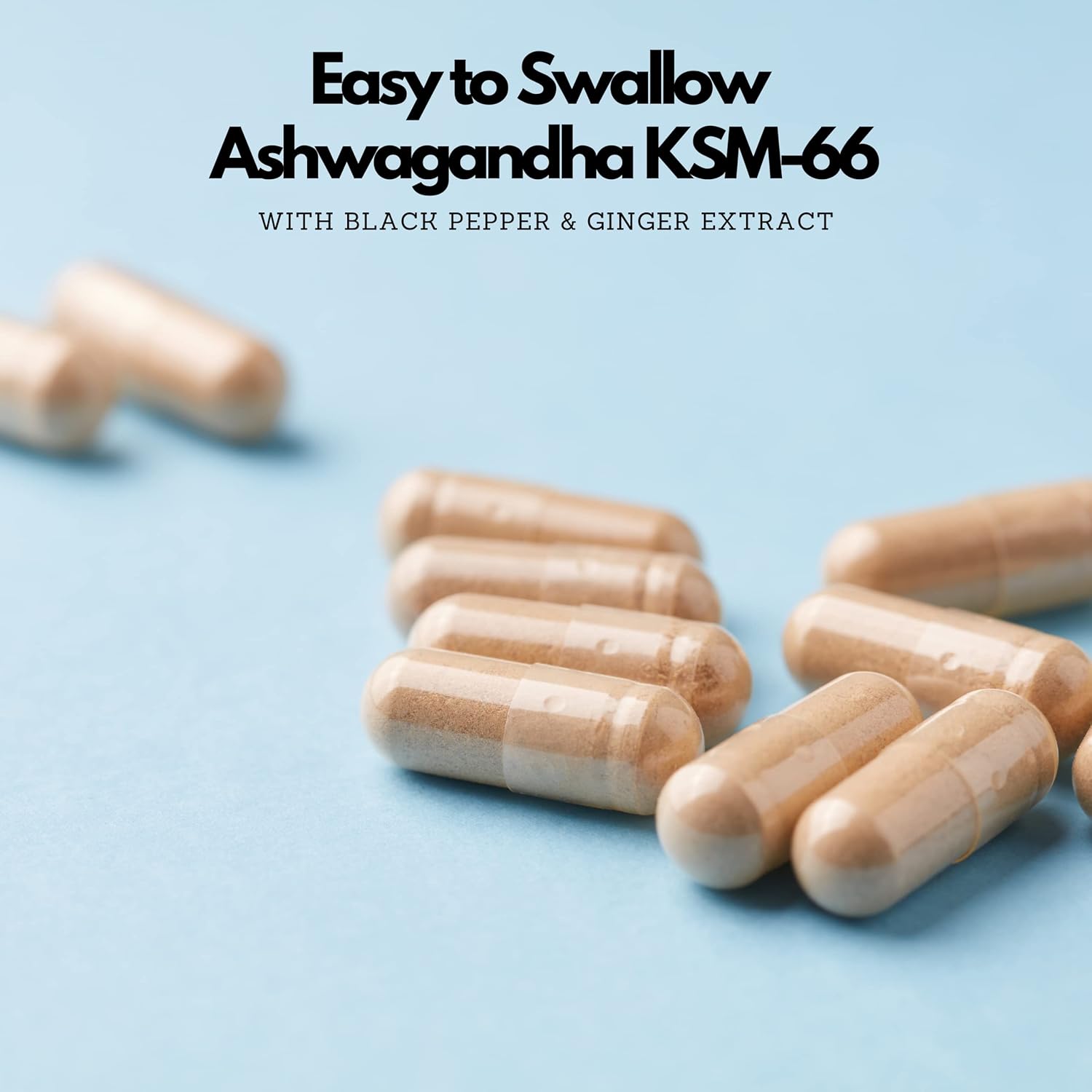 Nutripact Ashwagandha KSM 66 Capsules 3-in-1 Complex, with Black Pepper (Piperine) & Ginger Extract, 5% Withanolides - Image 4