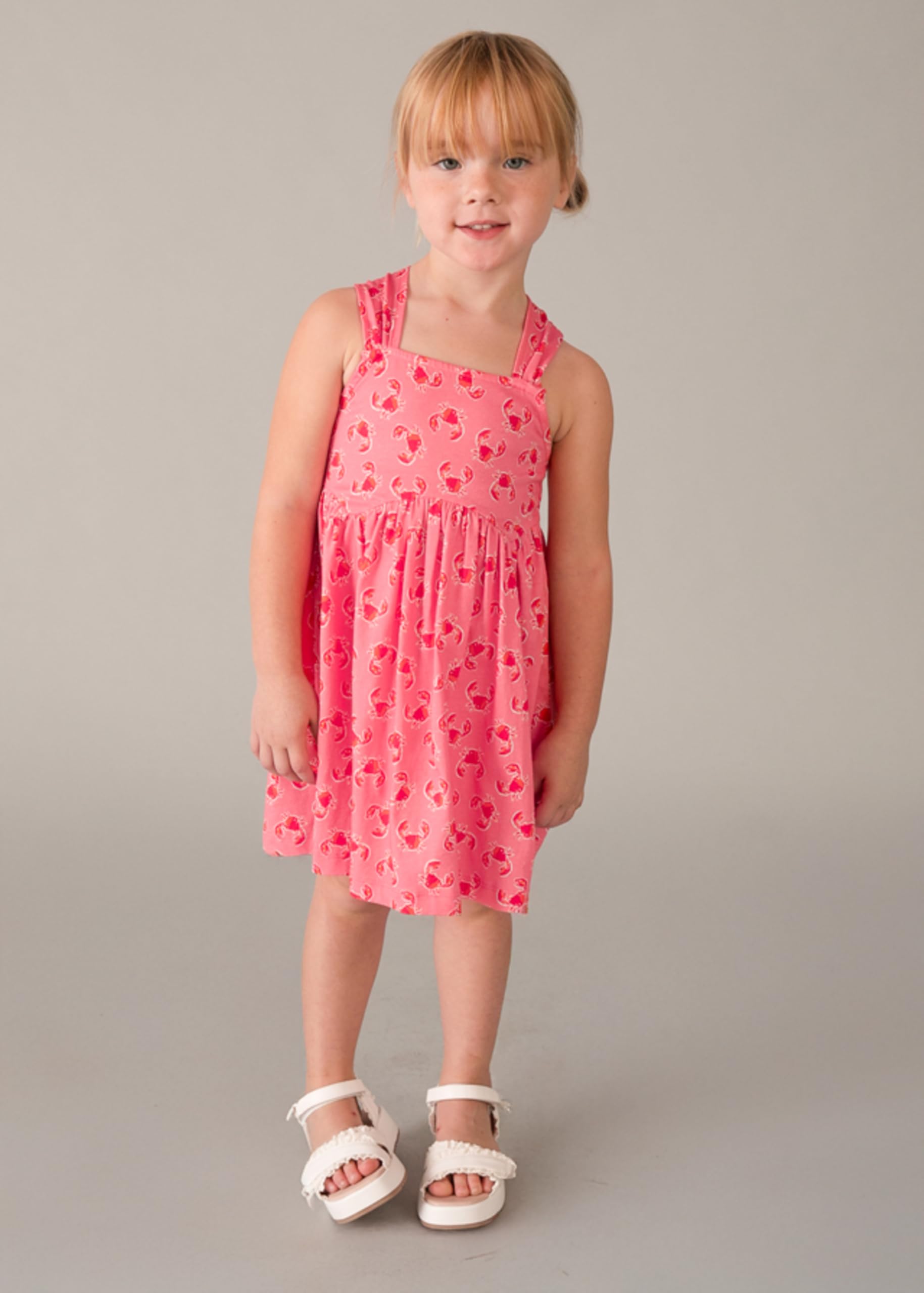 Vestido Niña Verano – Estampado- 100% Algodón - Vestido sin Mangas – Ropa de Vestir para Niña - Ropa de Regalo – para niñas de 2 años a 8 años