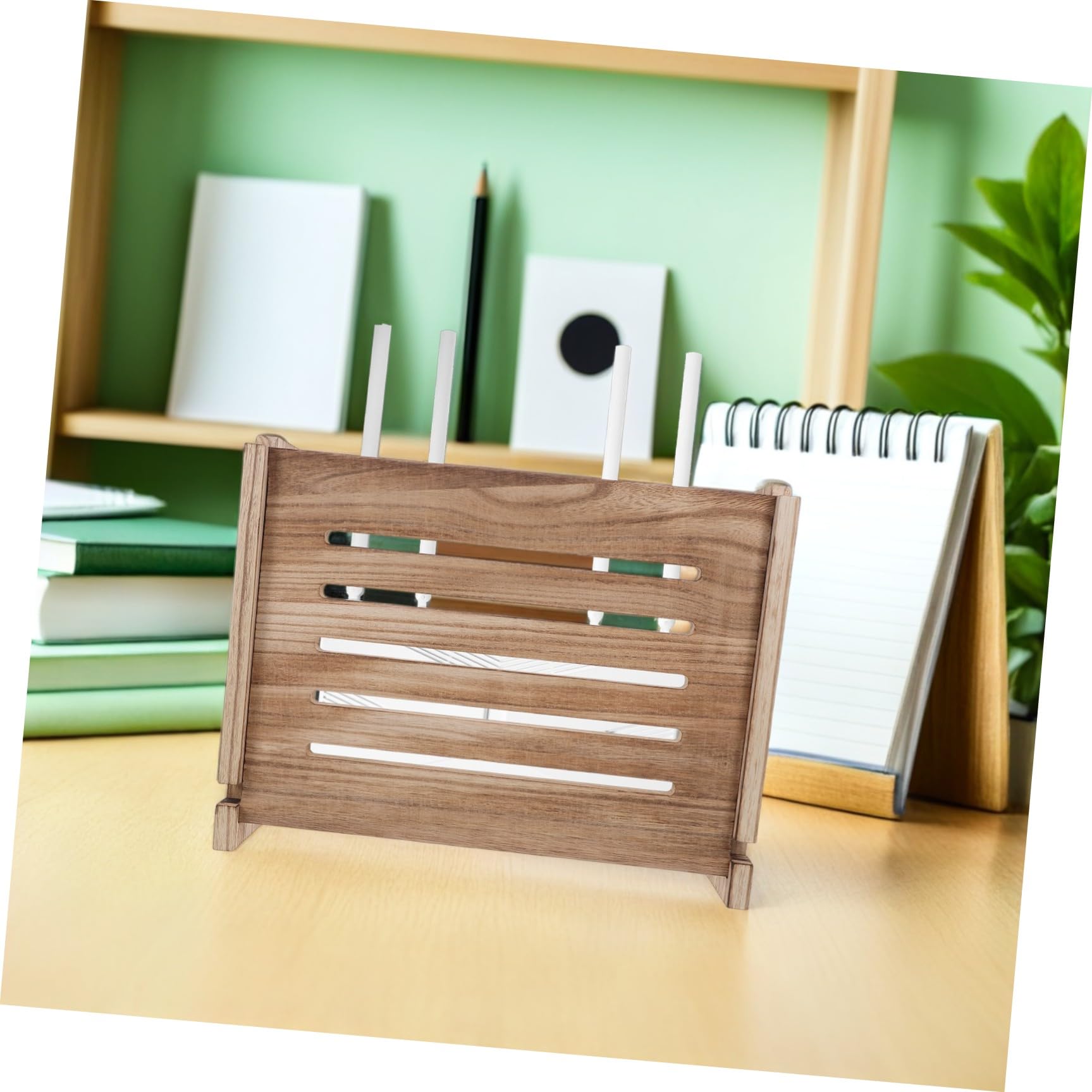 Ciieeo Wandmontierte Kabelabdeckung Router für Modem Aufbewahrungsbox mit Platzsparender Lagerung für Wohnzimmer und Homeoffice