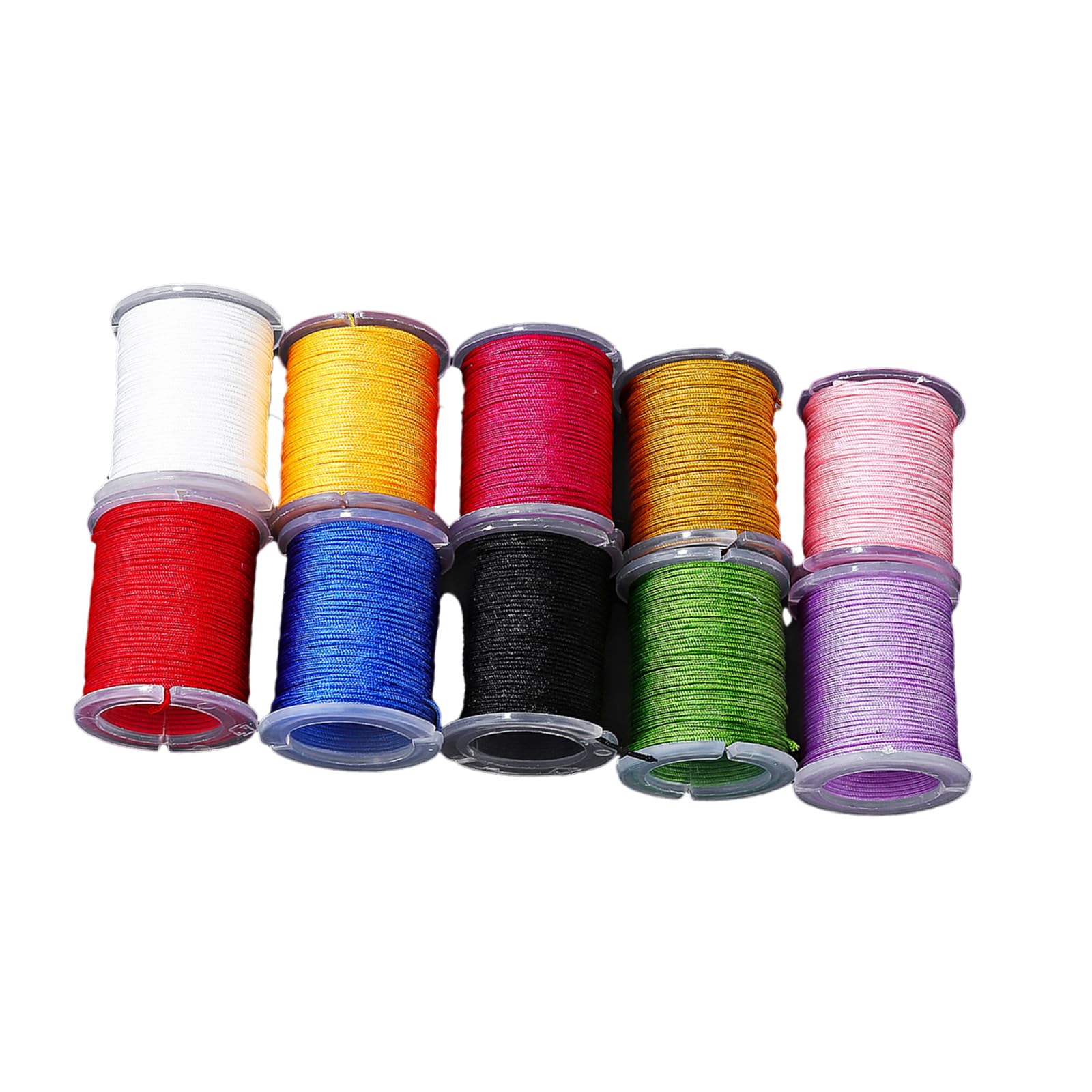 10 Colored Stretchable Beading Thread Skin Friendly Jewelry Cord for Necklaces Bracelets and Artistics Craft Jewelry Making Cord