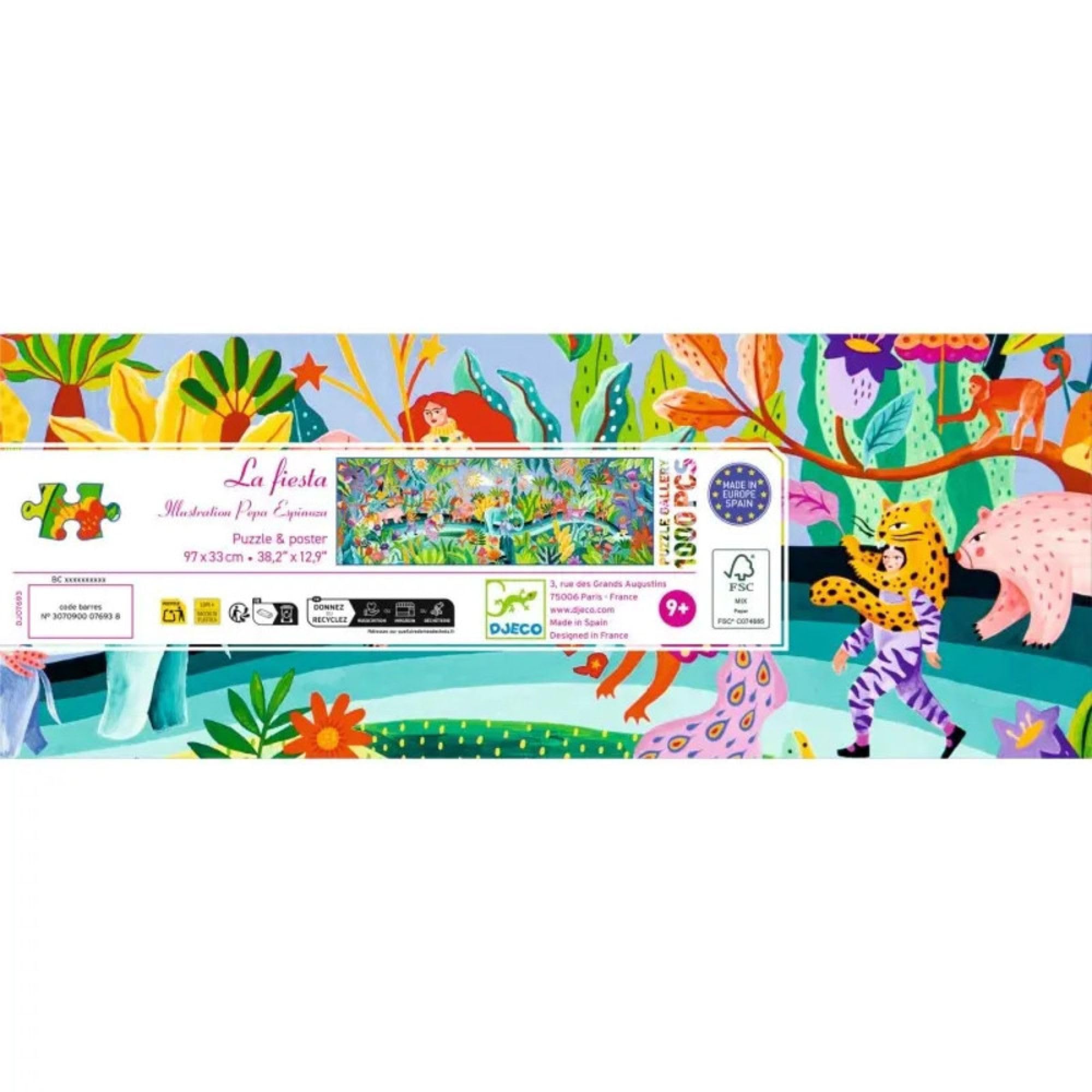 Puzzle 1000 pièces La Fiesta Gallery - Djeco