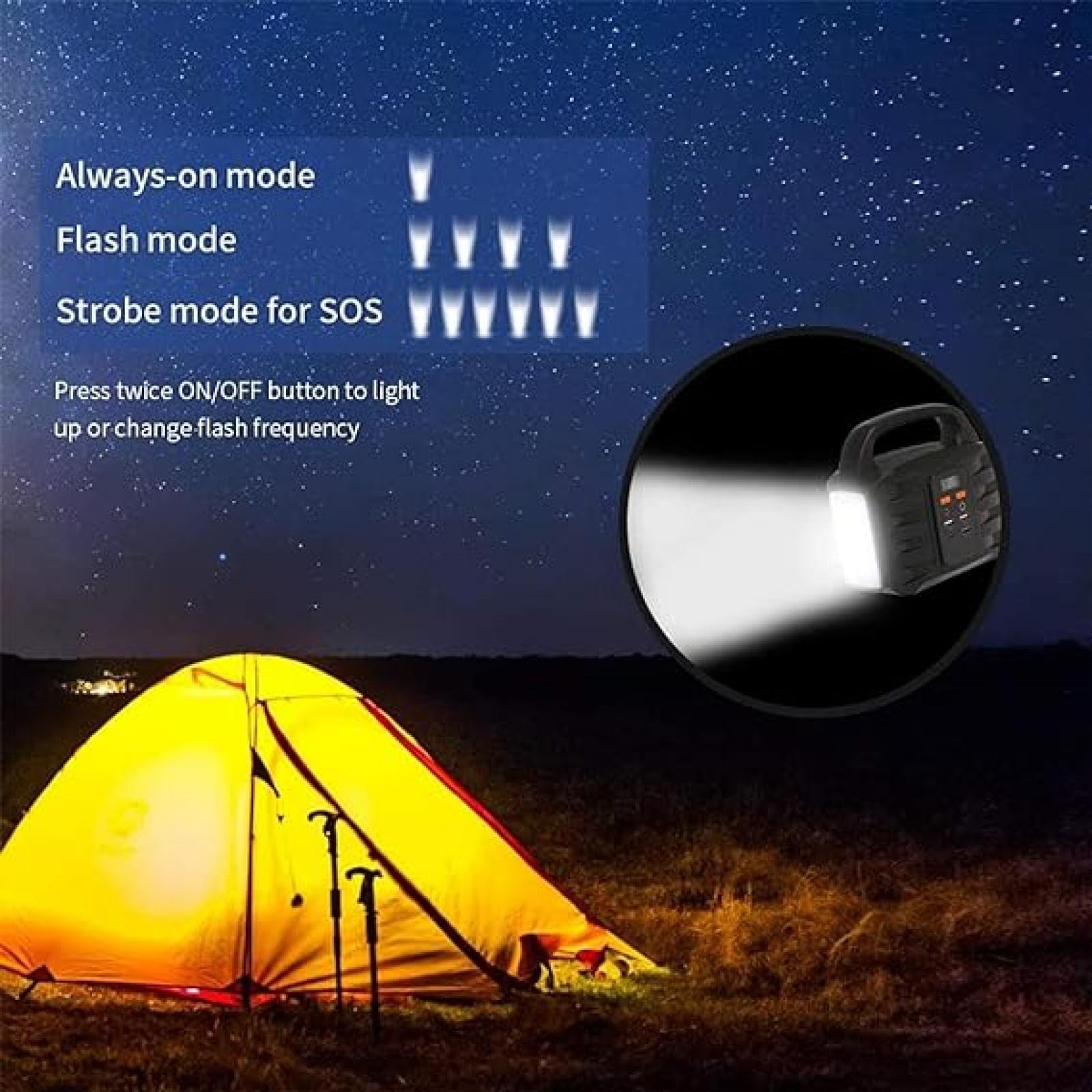 Powerbank Alimentatore portatile per accumulo di energia 200W Alimentatore per illuminazione di emergenza Alimentatore per accumulo di energia 220V Alimentatore di backup per campeggio all'aperto (1