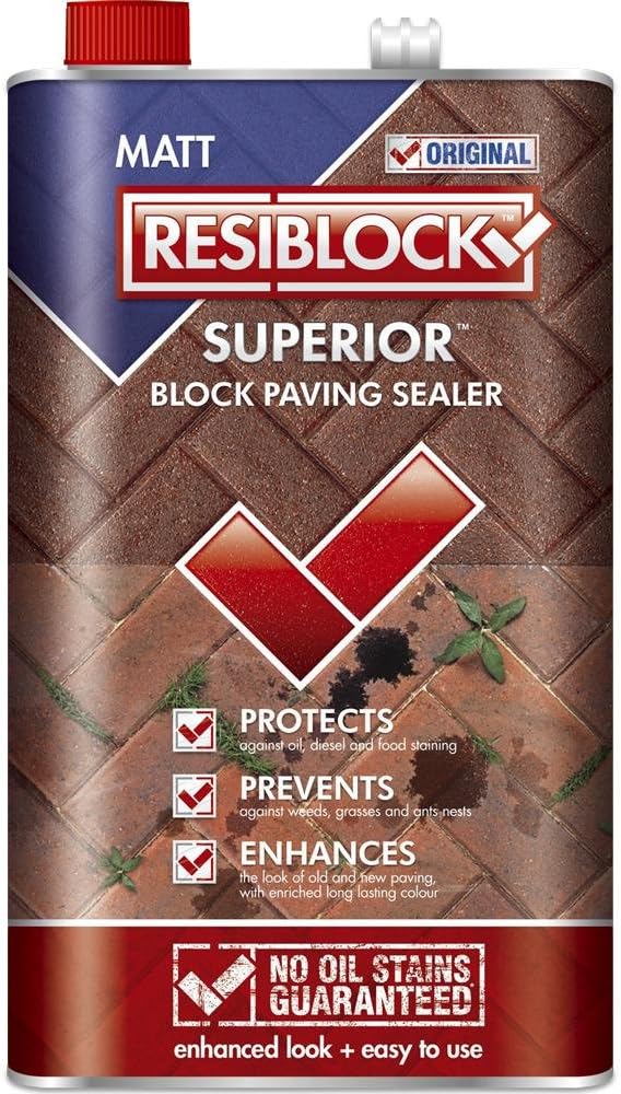 Resiblock Superior Natural Matt Block Paving Sealant 5Lt