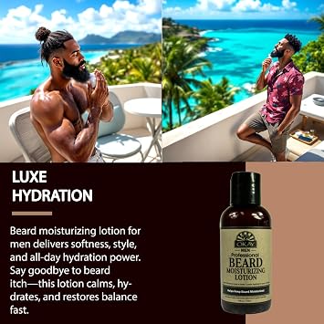 OKAY Men's Beard Moisturizing Lotion, 4 Ounce