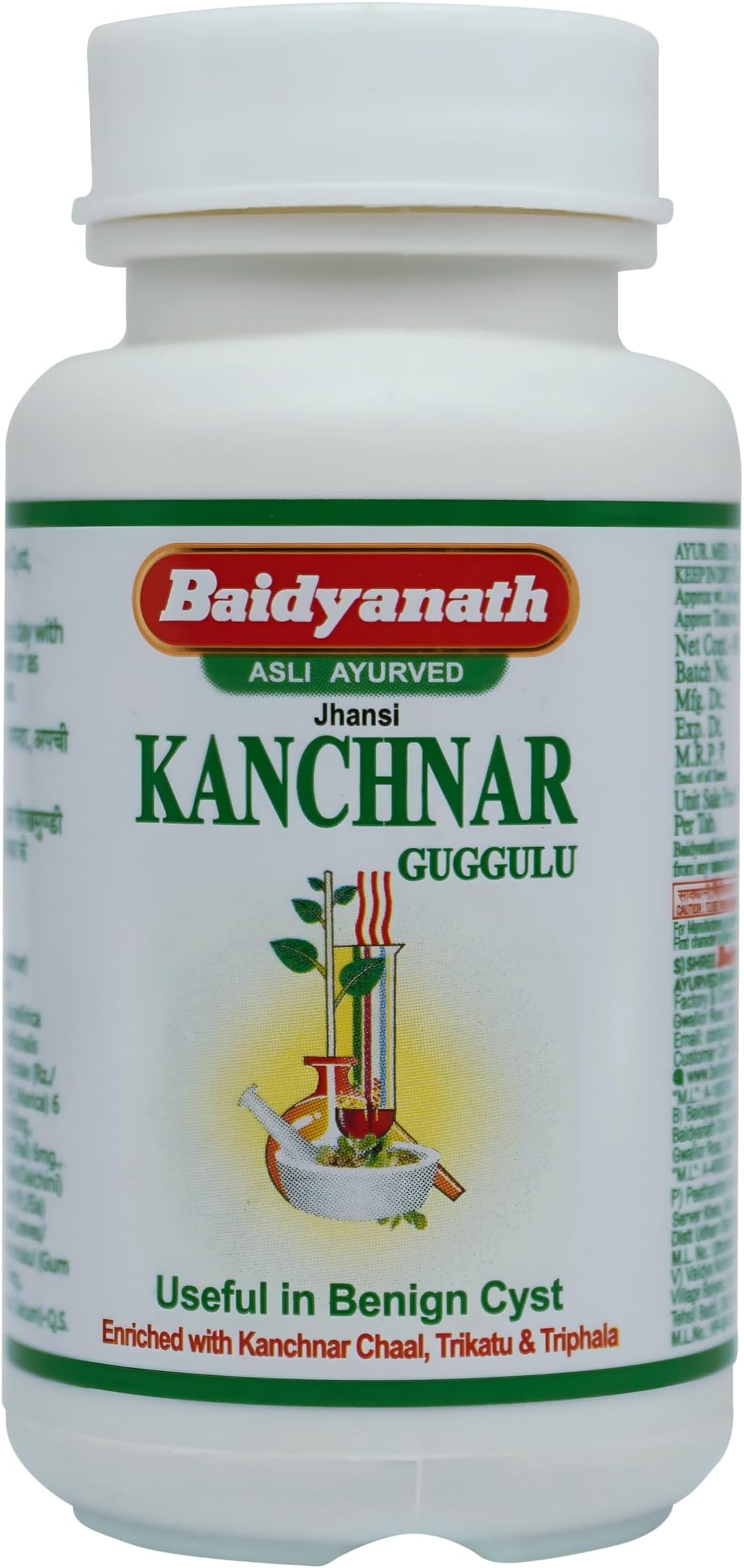 100 years of caring Jhansi Kanchnar Guggulu - 80 Tablets | Ayurvedic Herbal Supplement