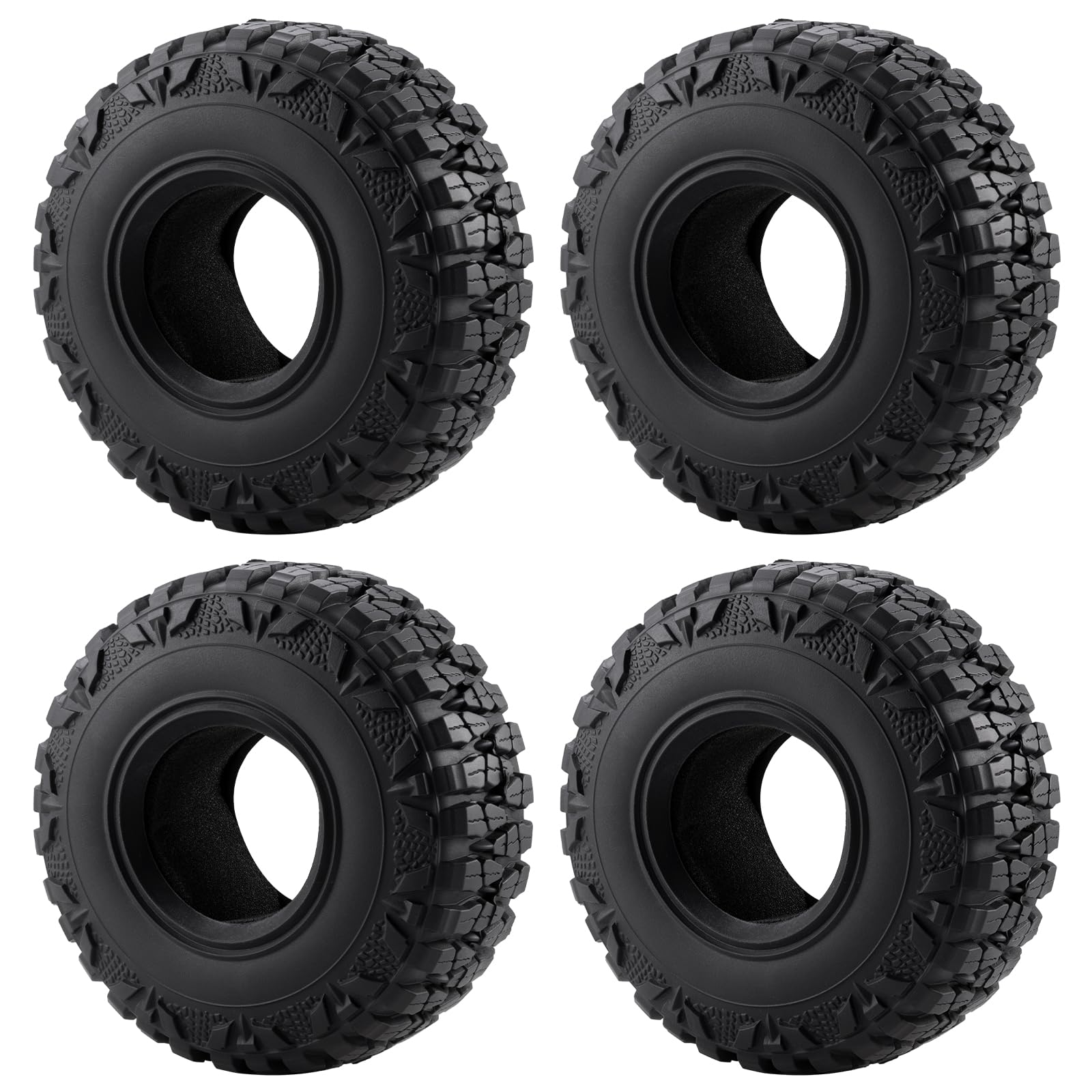 Amazon | RCMAZO 4PCS 2.2インチ クローラータイヤ（フォーム