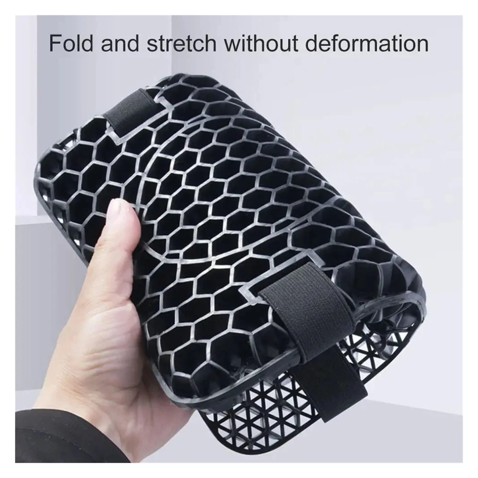 Funda para Asiento de Motocicleta Alivio de presión Antideslizante Universal cómodo para cojín Asiento Gel Panal Accesorios Motocicleta