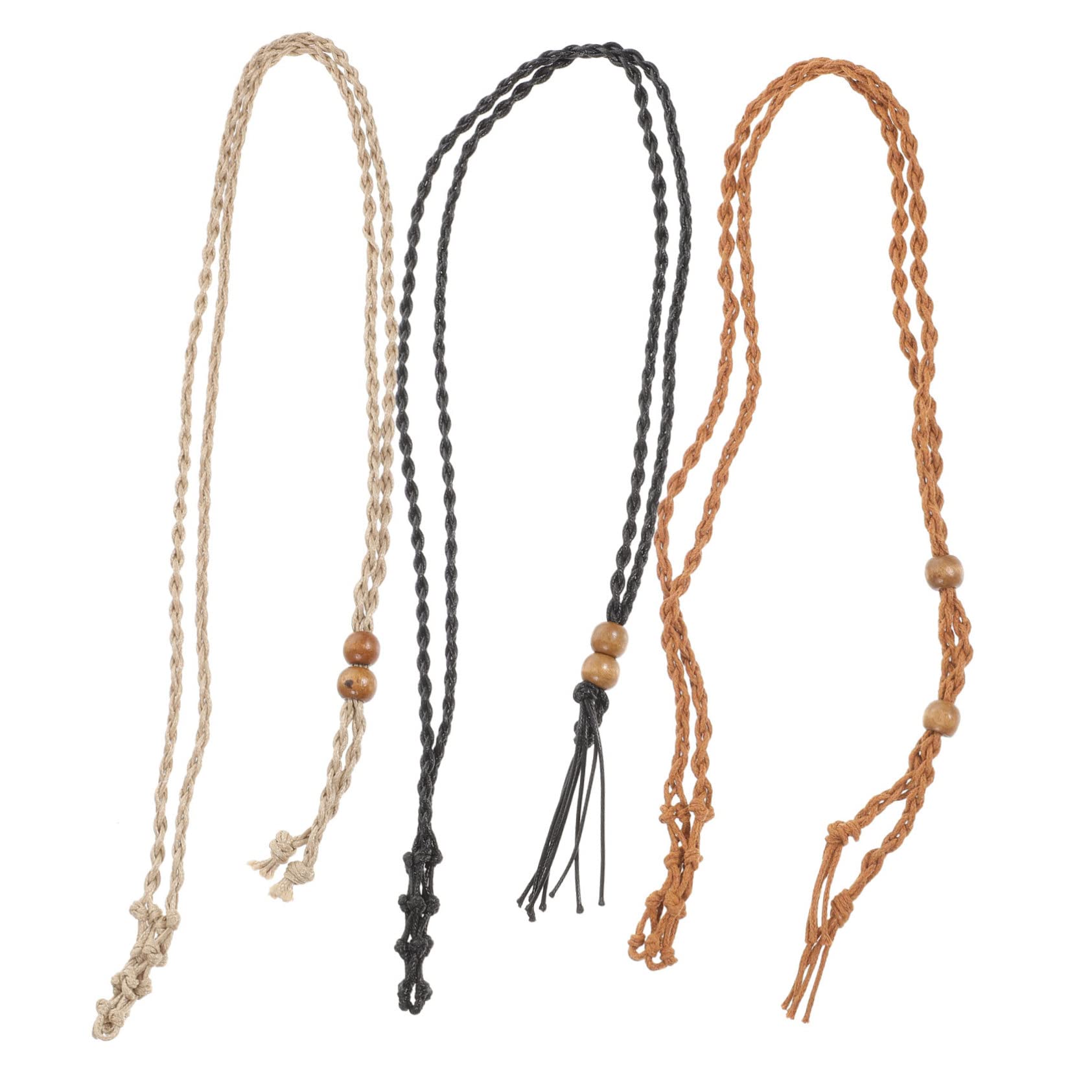 Collier corde macramé fait main pour la lithothérapie au quotidien