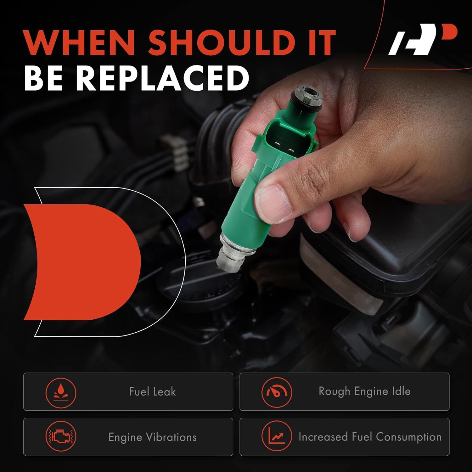A-Premium Fuel Injectors Set of 4 Compatible with Toyota Prius 2001-2009, Echo 2000-2005 & Scion xB 2004-2006, xA 2004-2006, 1.5L, Replace# 2320921020