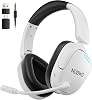 NUBWO HG04 Gaming Headset, Wireless PS5 Headset, 2.4G USB/Type-C/Bluetooth 5.3/Wired, 4-Way Connection, Wireless, Headset with Mic, 20 ms Ultra Low Latency, 7.1 ch Surround FPS Gaming Headphone, PC