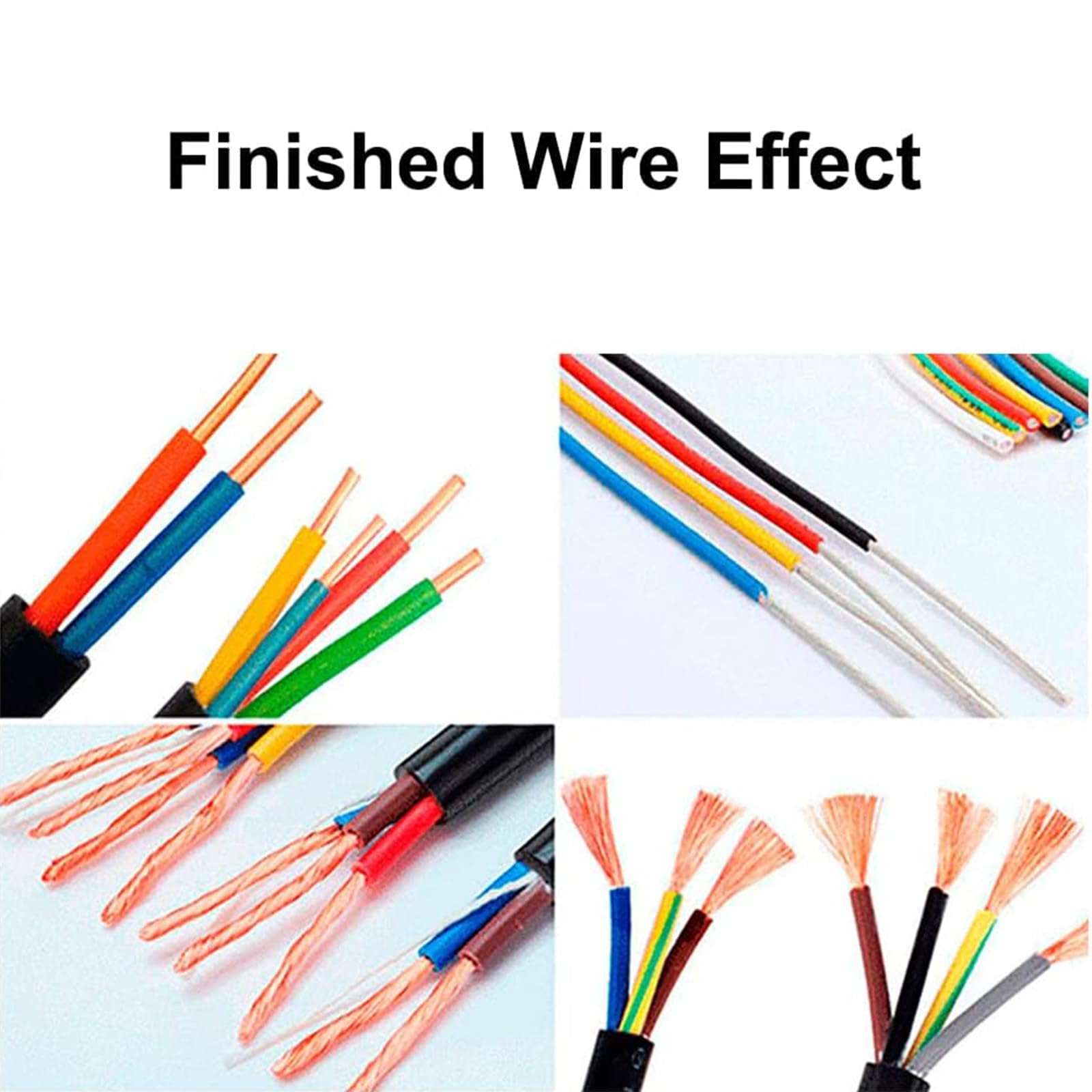 Máquina Automática Torsión Alambre,Rango Diámetro Exterior Alambre 1,2 A 3,6 Mm,Herramienta Corte Pelar Y Pelar Cables,Alambre Torsión Alambre con Núcleo Cobre Todo En Uno