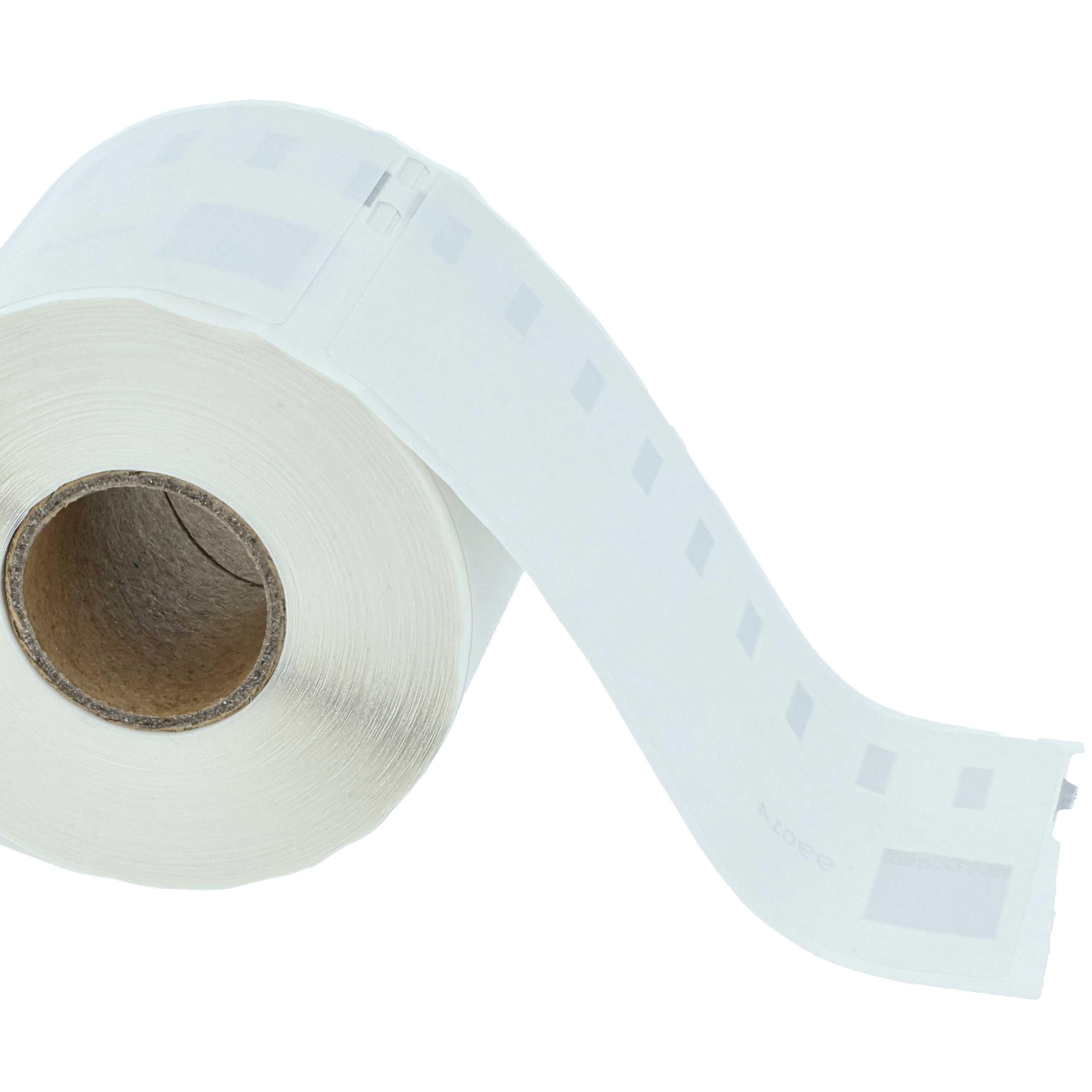 vhbw 10x rotolo etichette 54mm x 101mm (220 etichette) sostituisce Dymo 99014 per etichettatrice