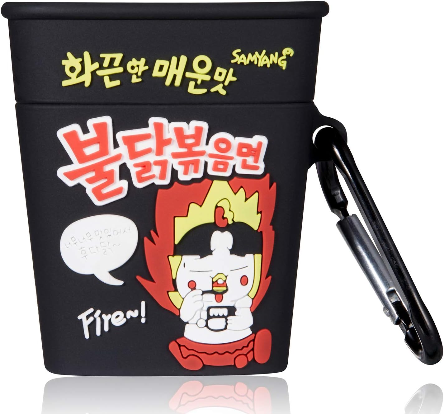 Coralogo for Airpods 1/2 Cute Case, 3D Cartoon Food Ramen Fashion Soft Silicone Airpod Shockproof Skin Funny Fun Cool Design Accessories Cover Air pods Cases for Kids Teens Girls Boys (Turkey Noodle)