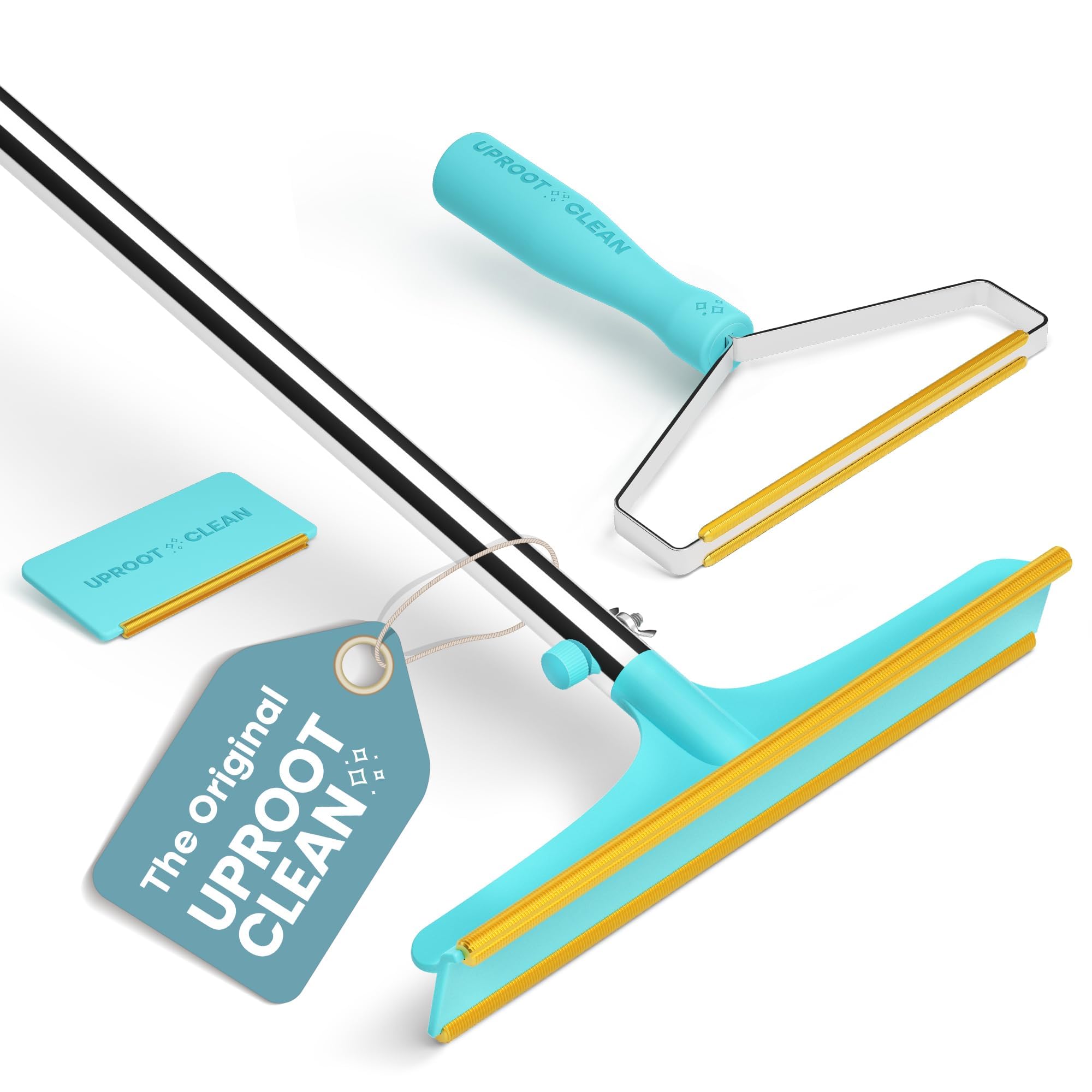 Uproot Cleaner Pro Pet Hair Remover Bundled with Mini Pet Hair Removal Tool for Couch Xtra Carpet Fur