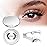 QUEWEL Magnetic Eyelashes Natural Look, 1 Pair Reusable Magnetic Eyelashes with Applicator, No Glue Needed Magnetic Lashes Kit, Easy to Wear and Remove(Magnetic Lashes-C03)