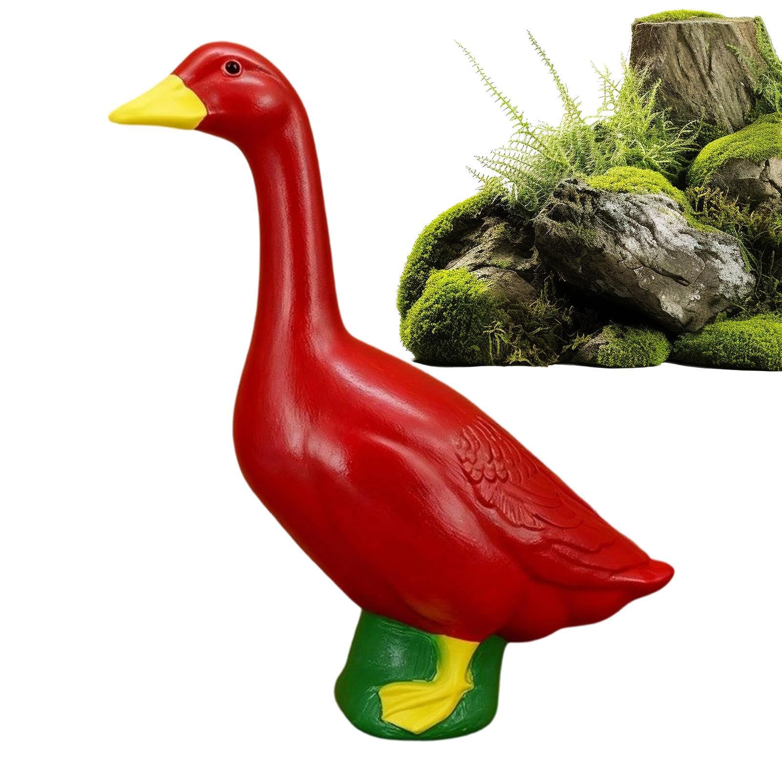 Canards de jardin figurines de décoration extérieure en résine pour pelouse et étang de parc