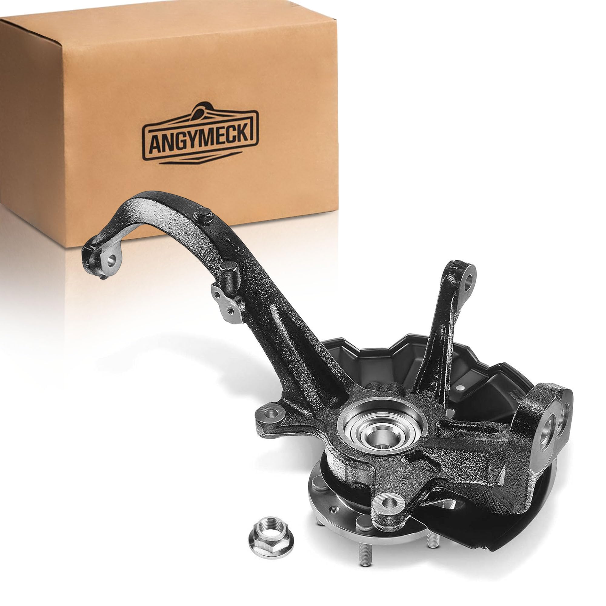 Front Right Complete Wheel Hub Bearing Steering Knuckle Assembly for 2006-2012 Ford Fusion for 2007-2012 Lincoln MKZ for 2006 Lincoln Zephyr for 2006-