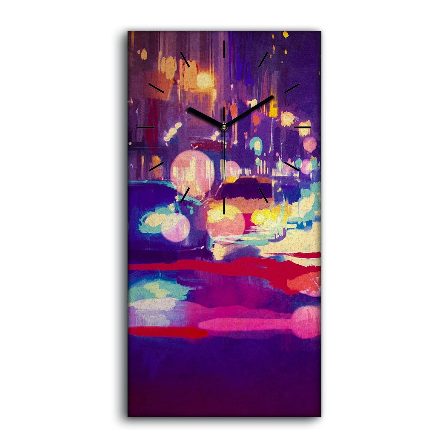 Horloge sur Toile sans Tic-Tac pour Retrouver le Sommeil dans la Chambre