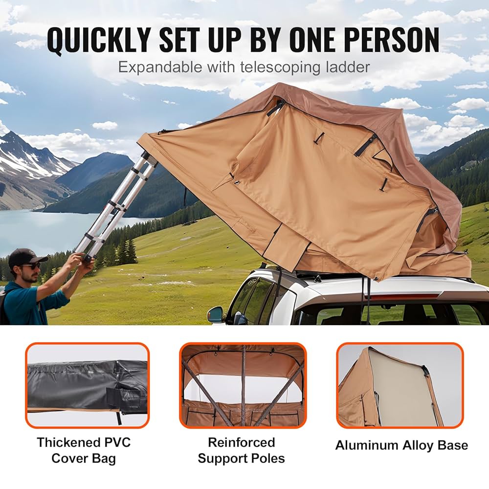ナチュラルアウトドア Amazon.com: Naturnest Rooftop Tent Hard Shell, Nature Nest