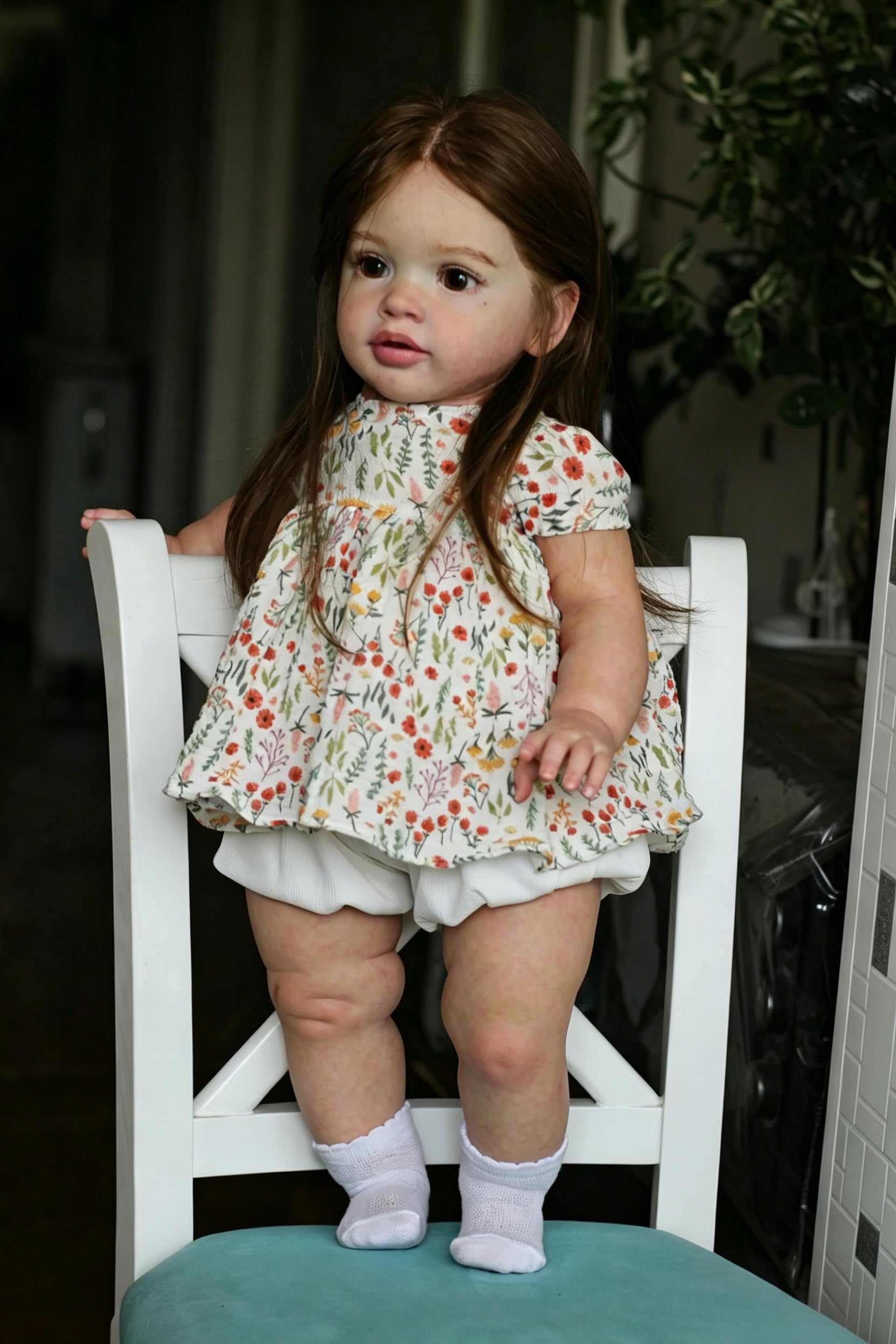 61 cm, które wyglądają prawdziwie Reborn Baby Dolls tkanina ciało Pippa, miękki silikonowy winyl Reborn lalka malucha duży rozmiar realistyczne realistyczne lalki noworodka z prostymi długimi