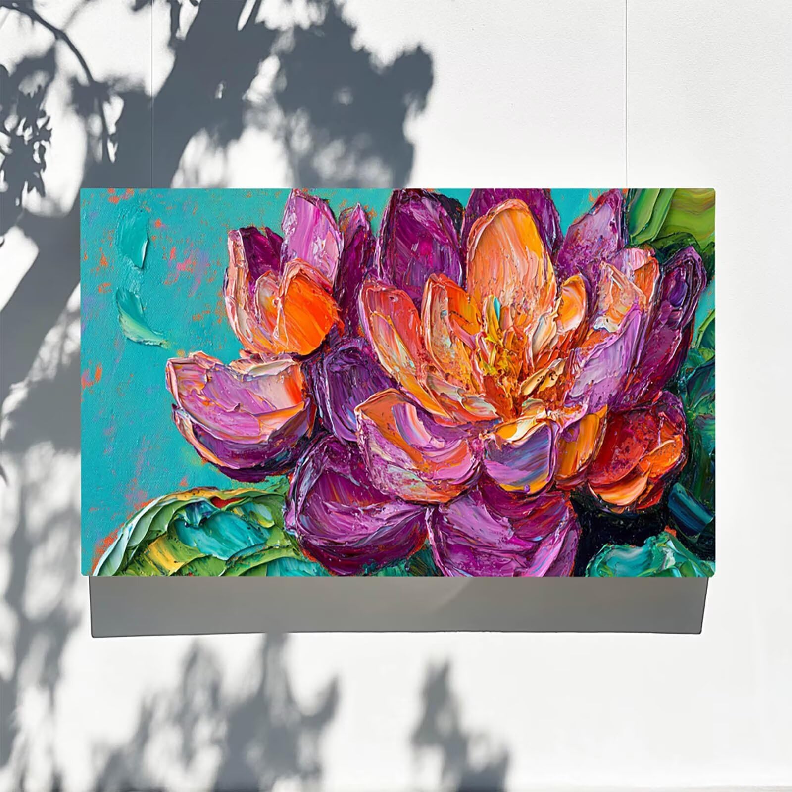 DIY Malen nach Zahlen Erwachsene Blume Malen nach Zahlen ab 7 jahre Mädchen Pflanze Kreativ set für Erwachsene mit Leinwand Acrylfarben set und Pinsel,Bastelset zum Bemalen für Wanddeko 100X200cm 9--P