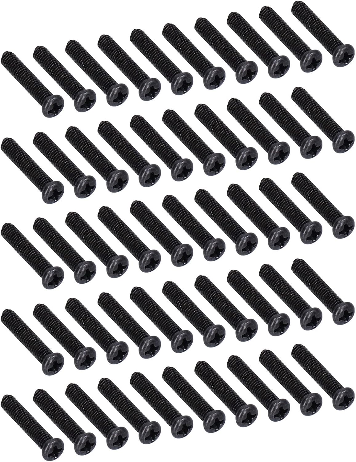 Pan Machine Bolts Fastener, Stainless Steel Black Oxide Finish Fully