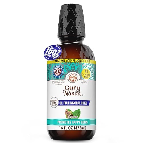 Vista 10 de GuruNanda CocoMint - Enjuague bucal para una higiene bucal completa, 7 aceites esenciales y vitaminas para dientes felices, encías y aliento fresco