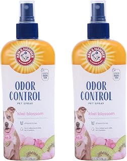 Arm & Hammer Super Deodorizing Dog Spray with Baking Soda - pH Balanced Odor Control, Freshens Coat Between Baths, 8oz 2-Pack