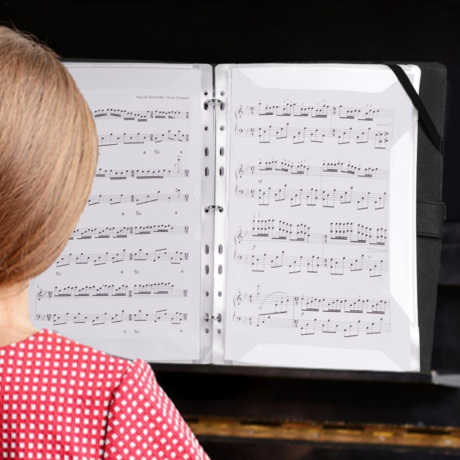 Folder na , organizer do segregatora na muzyczny, uchwyt na
