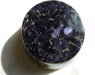 Blue Goldstone Tower Buster Orgone Generator Energy Accumulator PERFECT GIFTING TOOL!!!! Made 7.83/432/528Hz Frequency with OM Chants Many Beautiful Ingredients!! Orgonite tb