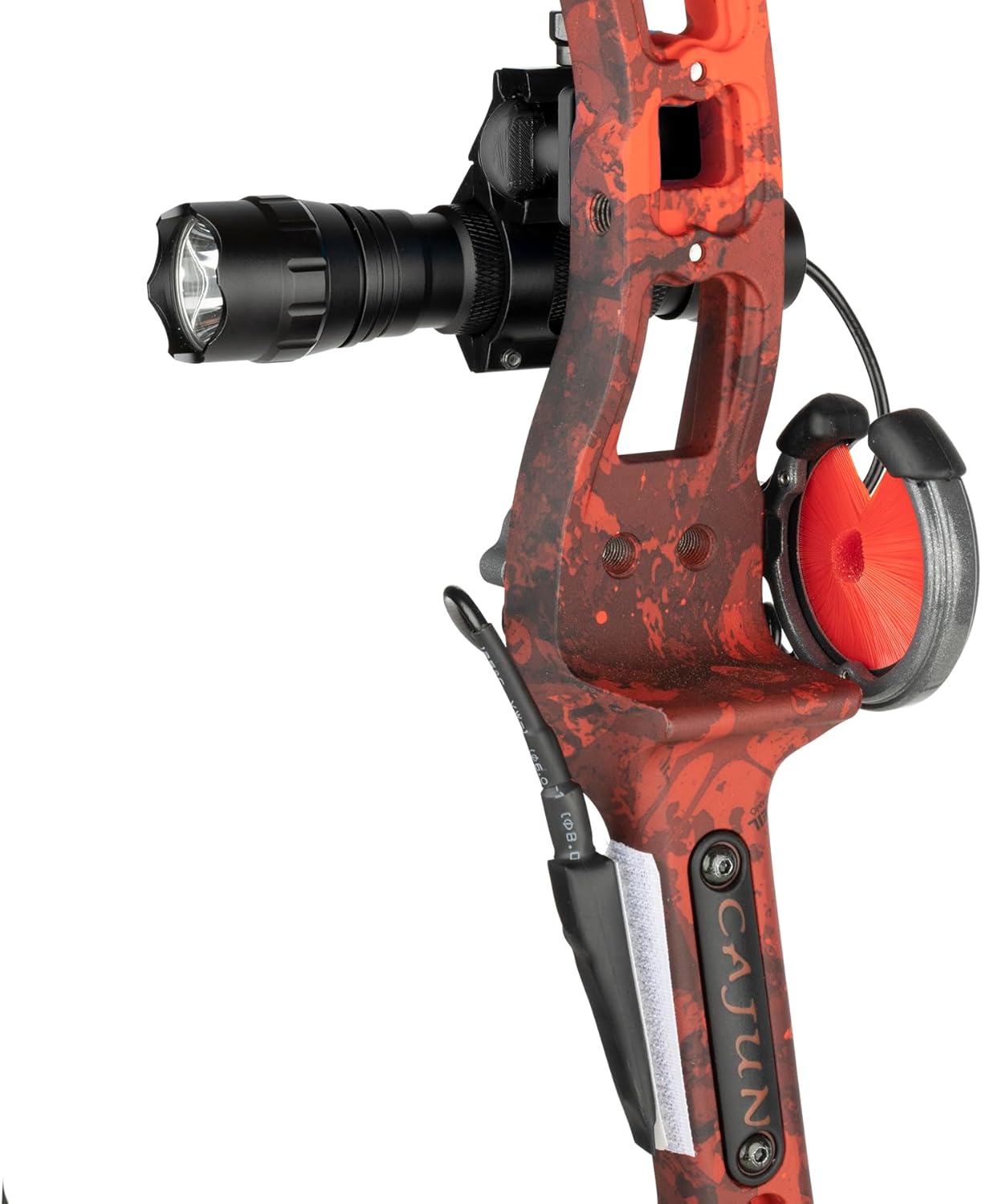 Cajun Bowfishing Picatinny Style Bowfishing Light - 1200 Lumens Performance, Waterproof, and Easily Mountable with Rechargeable Batteries and Pressure Switch