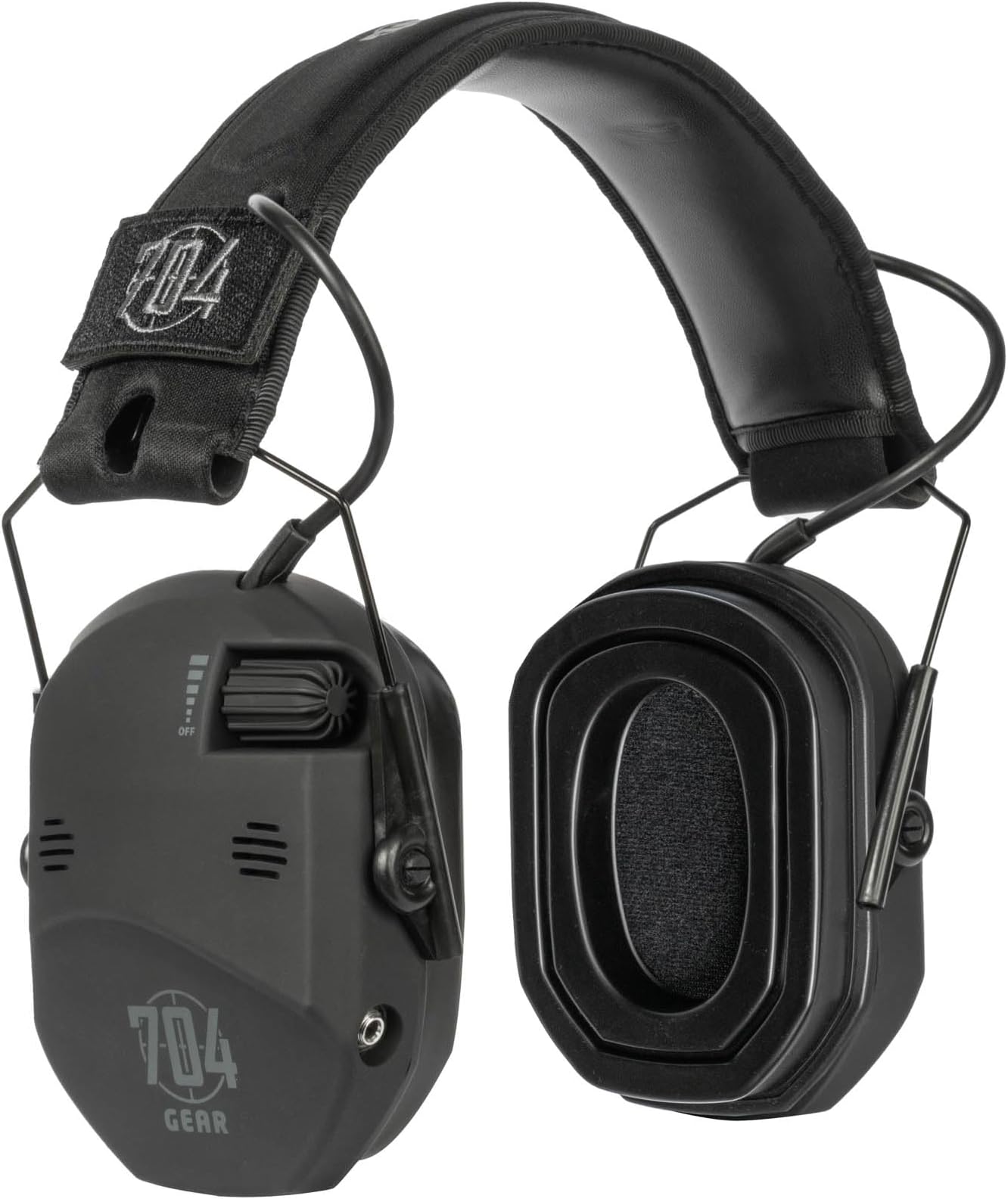 Fader | Active Electronic Ear Protection for Shooting | With CO-Z Gel Ear Pads | Black