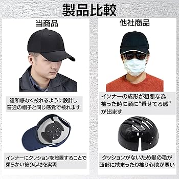 ⭐️ヘルメット 防災 CE安全規格 作業ヘルメット 防災用キャップ ネイビー Amazon.co.jp: ヘルメット 防災 CE安全規格 プロテクター