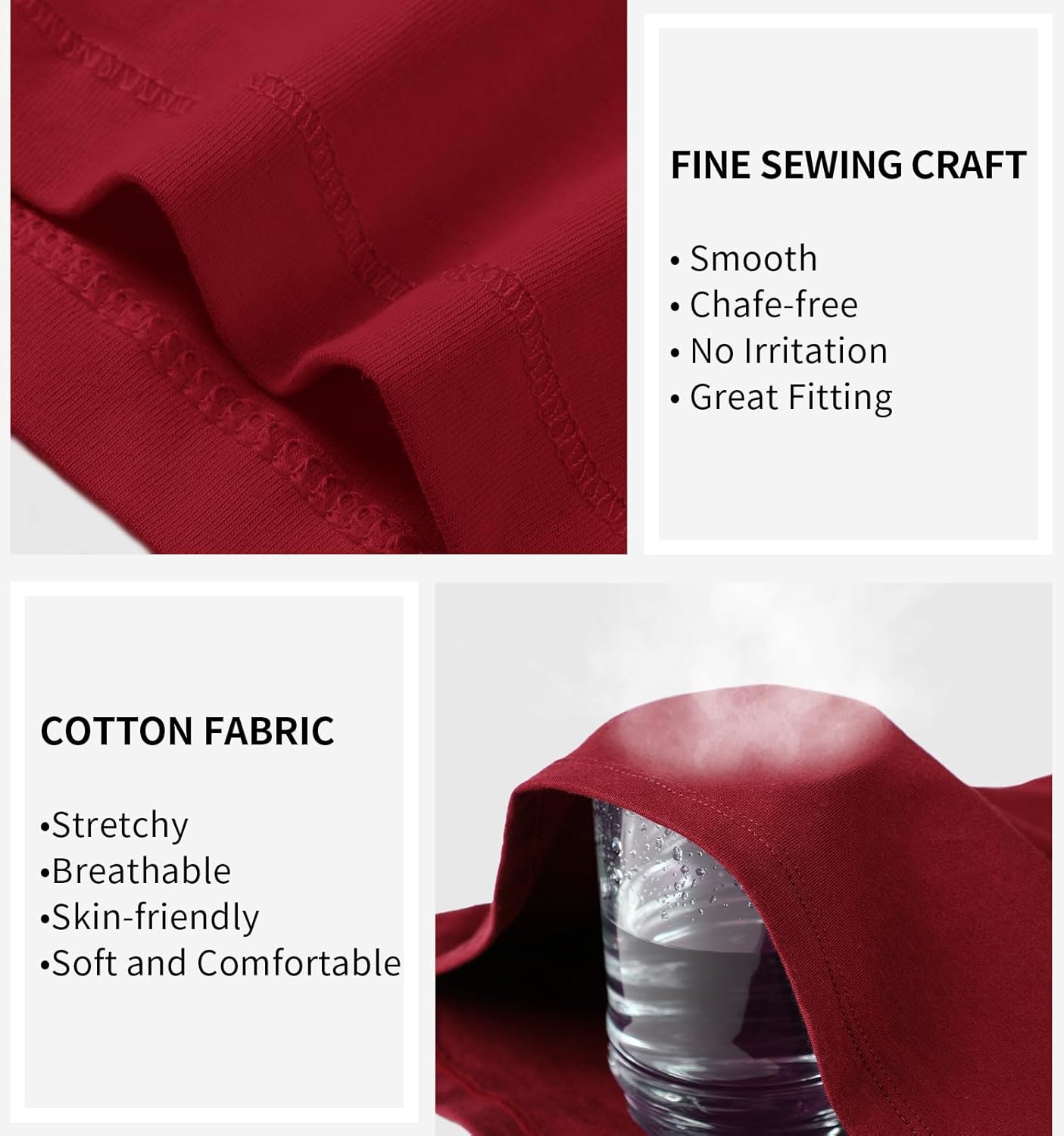 V FOR CITY Womens Shelf Bra Tank Tops Racerback Workout Camis Yoga Shirt Cotton Undershirt 2 Pack - Image 6