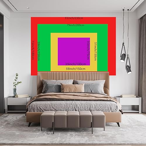 Miniatura 4 de Psyhilar Tapiz de luz negra del espacio exterior pósteres de luz negra para adultos cielo estrellado que brilla en la oscuridad misteriosas