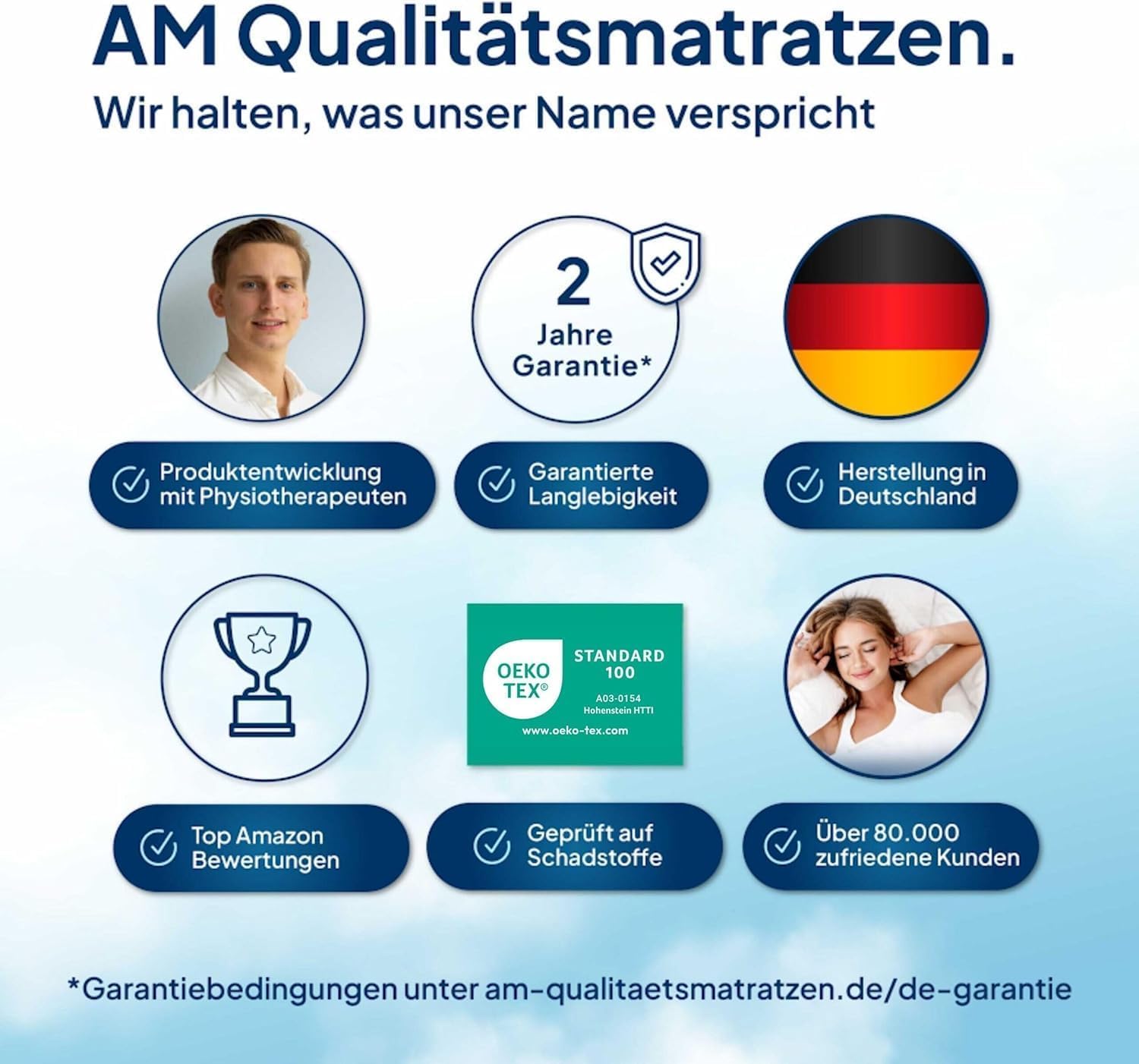 Daunendecke 140x200 Ganzjahres - Made in Germany - 100% Extraweiche Daunen - Atmungsaktive Ganzjahresdecke 140x200 - Oeko-TEX zertifizierte Federbettdecke 140x200cm - Bettdecke