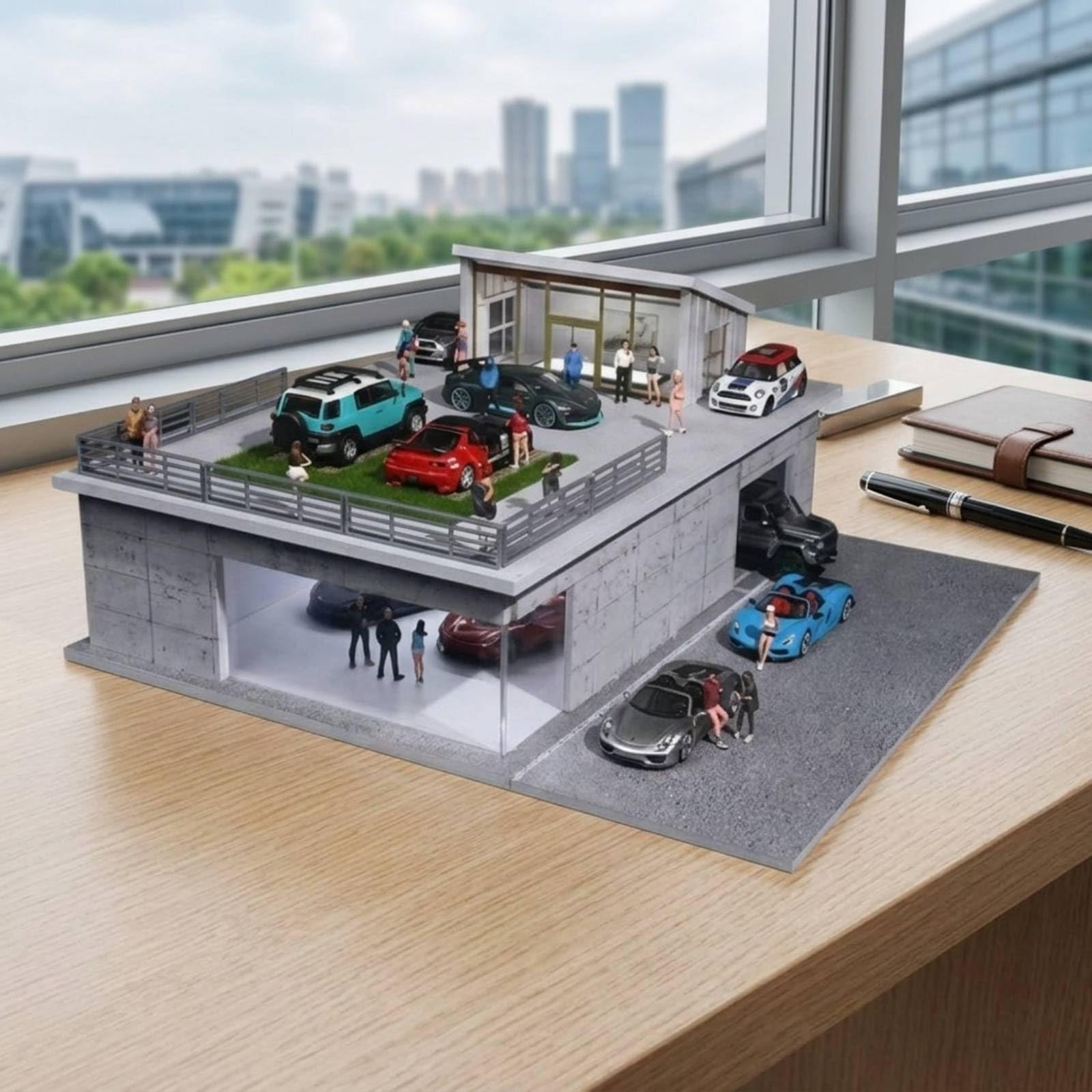 Baoblaze Diorama in 1:64 da Collezione | Moderno, Modello Archinico, per Esposizione