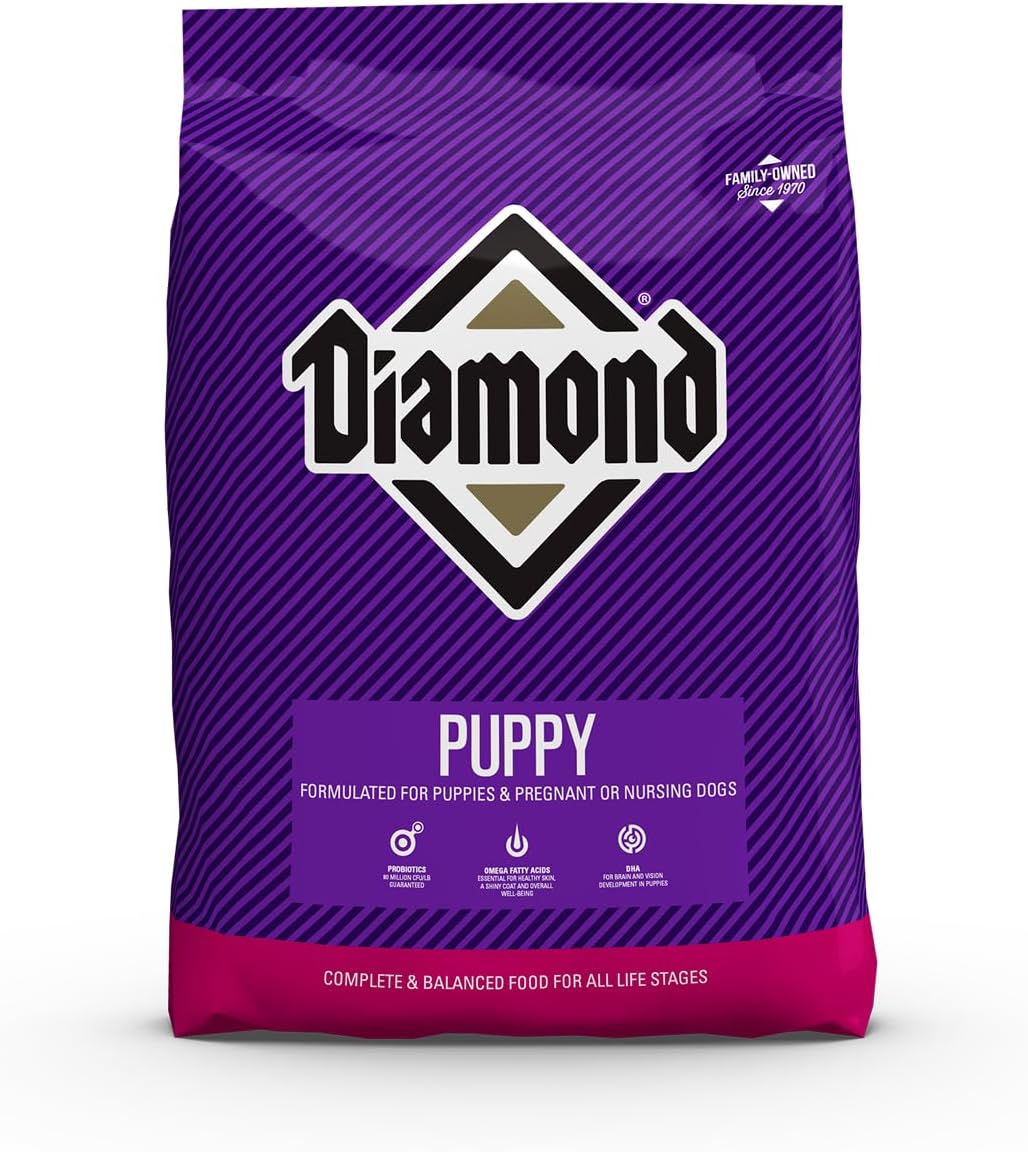 Diamond Premium Puppy is a Complete and Balanced Dry Dog Food Formula Protein, Probiotics, and Healthy Fat That Provide High Nutritional Value in Growing Puppies 8lb (118_8_DPP)
